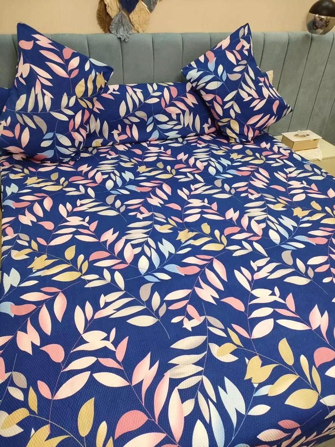 طقم ملايه كبير بيكا شجر ازرق image