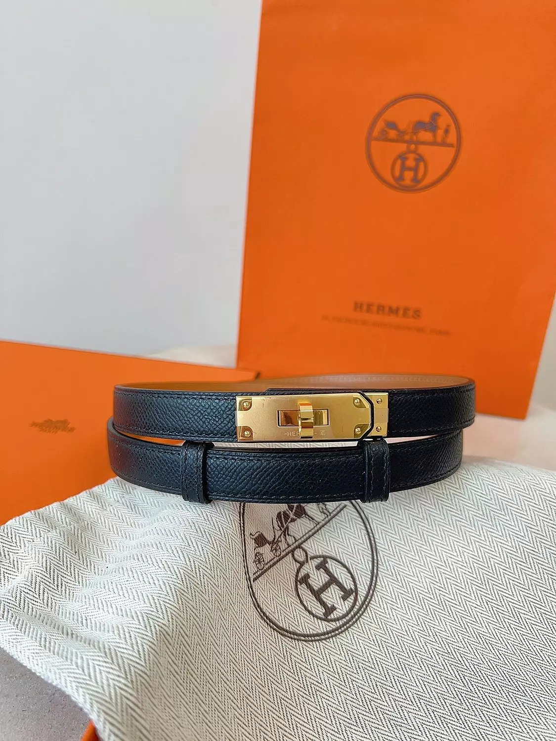 Hermes Belt Black hover image