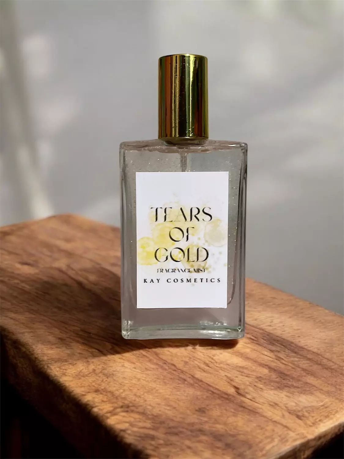 Tears of gold body splash image