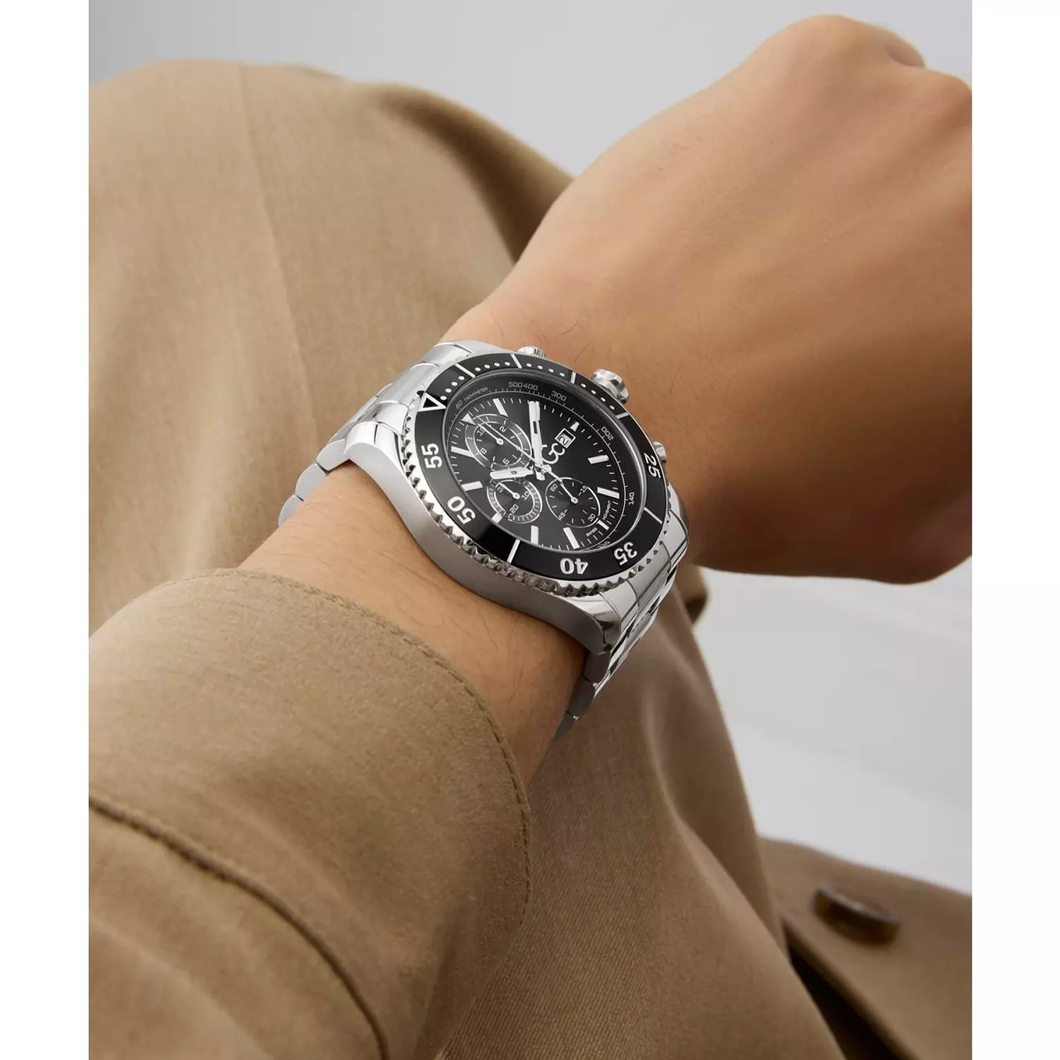 Gc SpeedRacer Chrono Metal Men Watch Silver Stainless Steel Bracelet 6