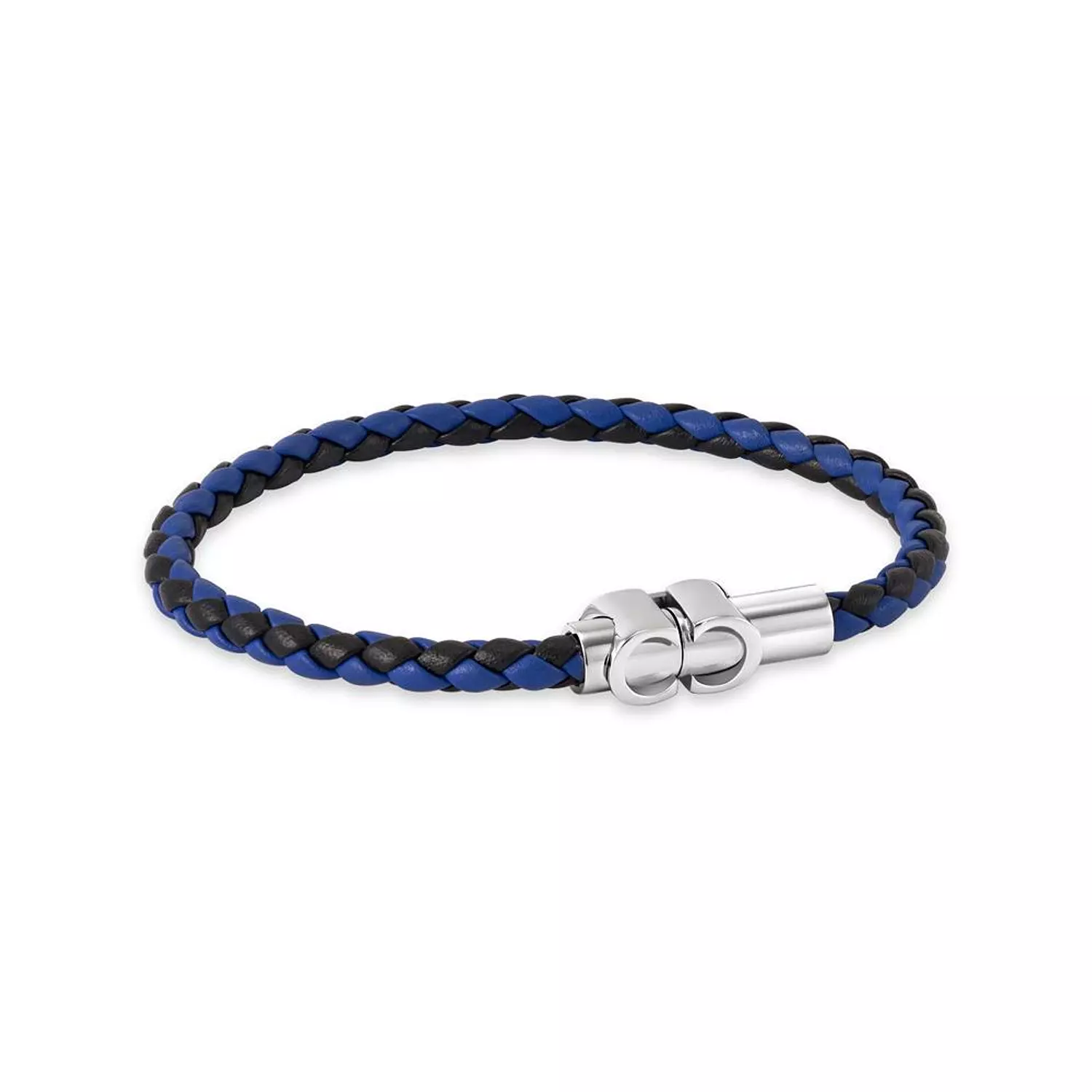 Cerruti 1881 Black & Blue Braided Bracelet CIAGB0015204 1