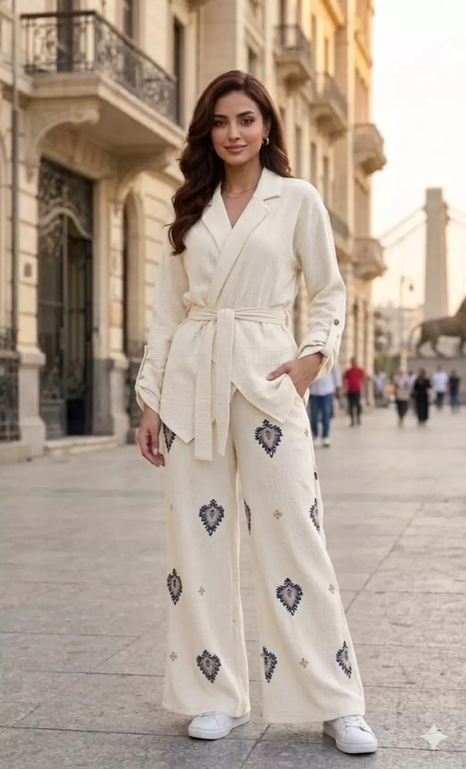 Linen cotton suit image