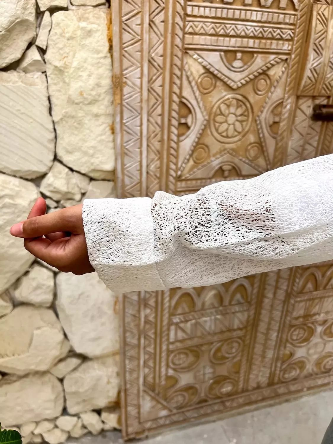 Guipure shirt 1