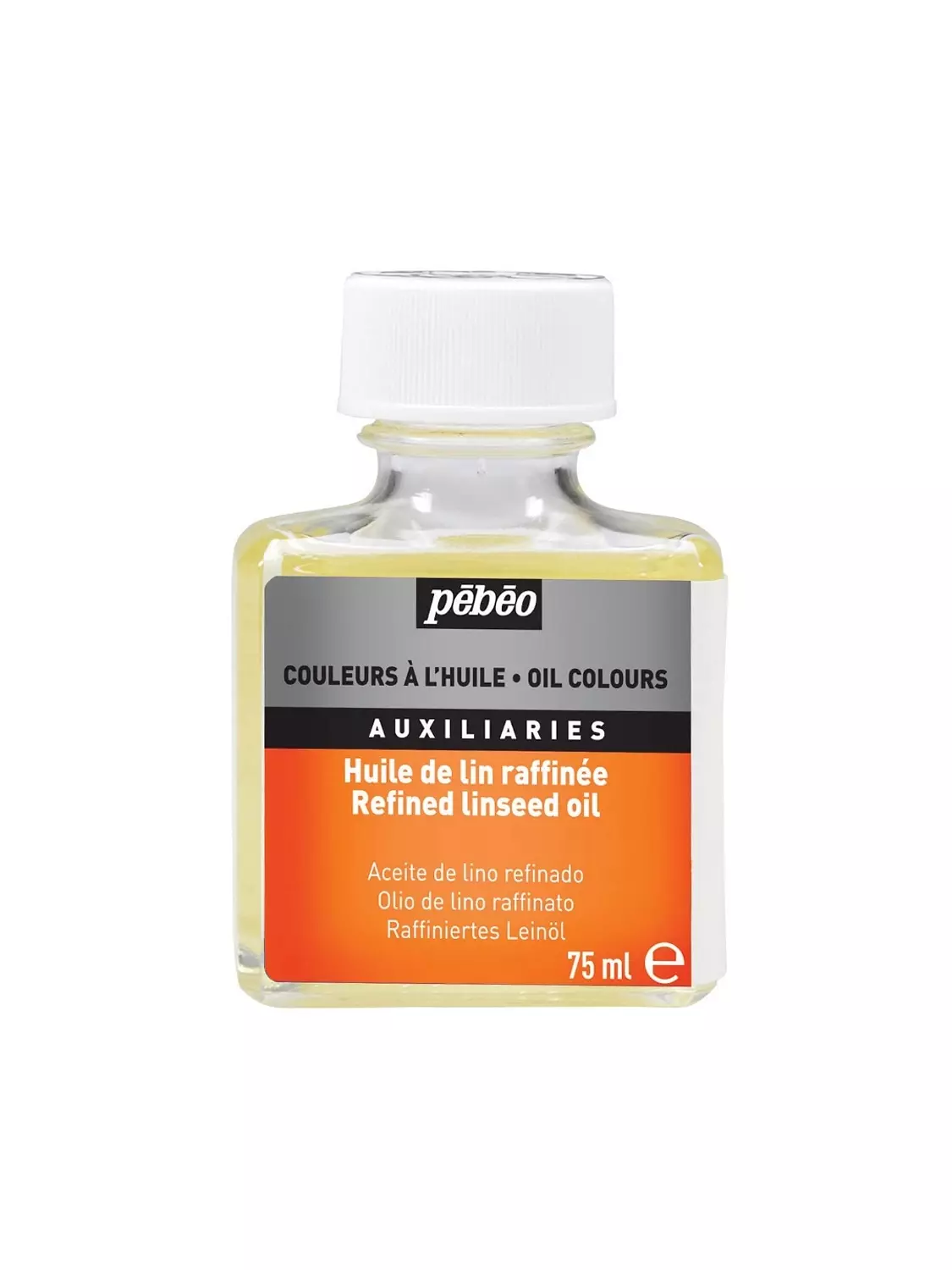 Pebeo Auxiliaries Huile de Lin raffinee Refined oil زيت بذر الكتان ببيو  لالوان الزيت  image