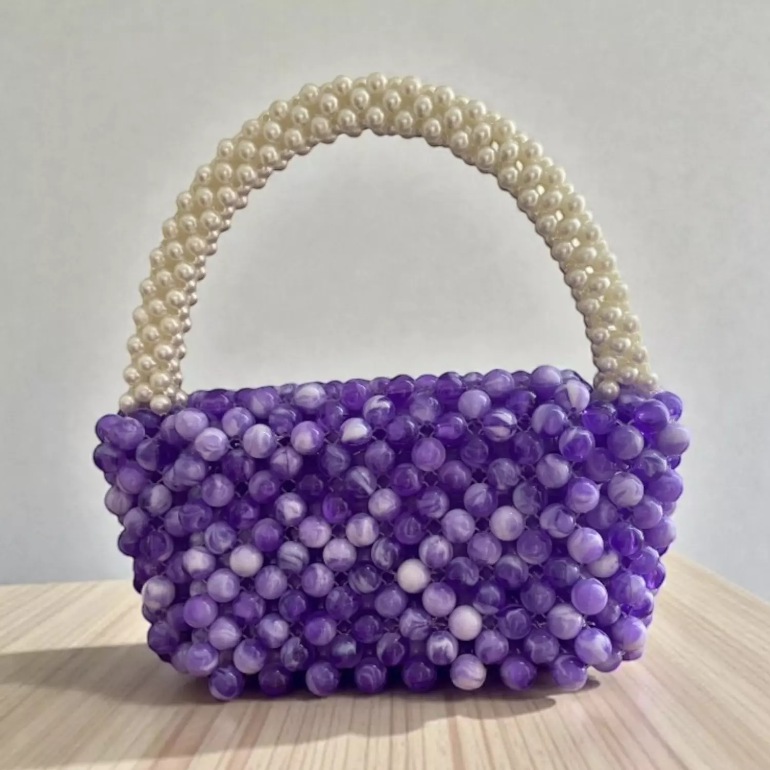 Bubble beaded bag 1