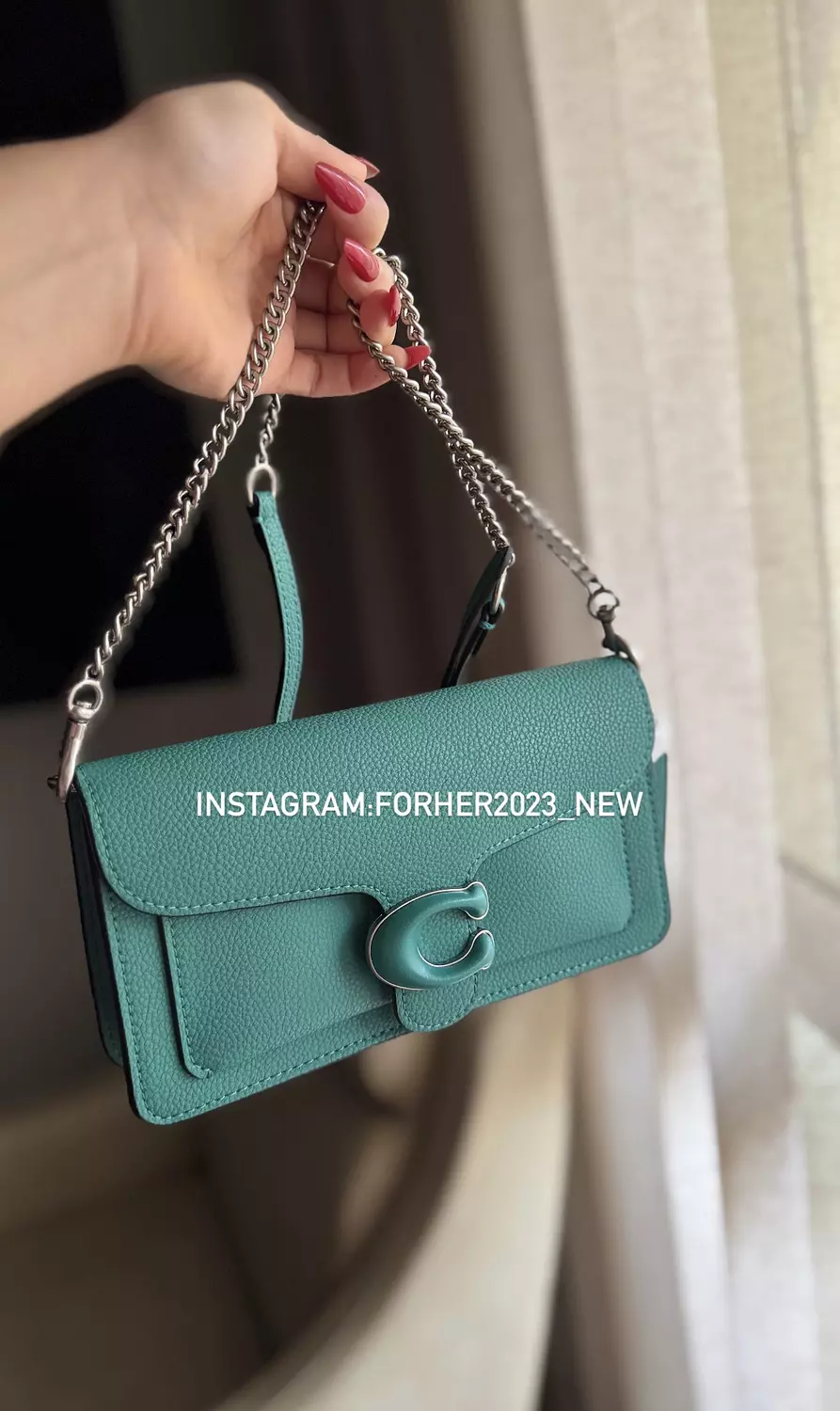 Coach tabby chain clutch 1