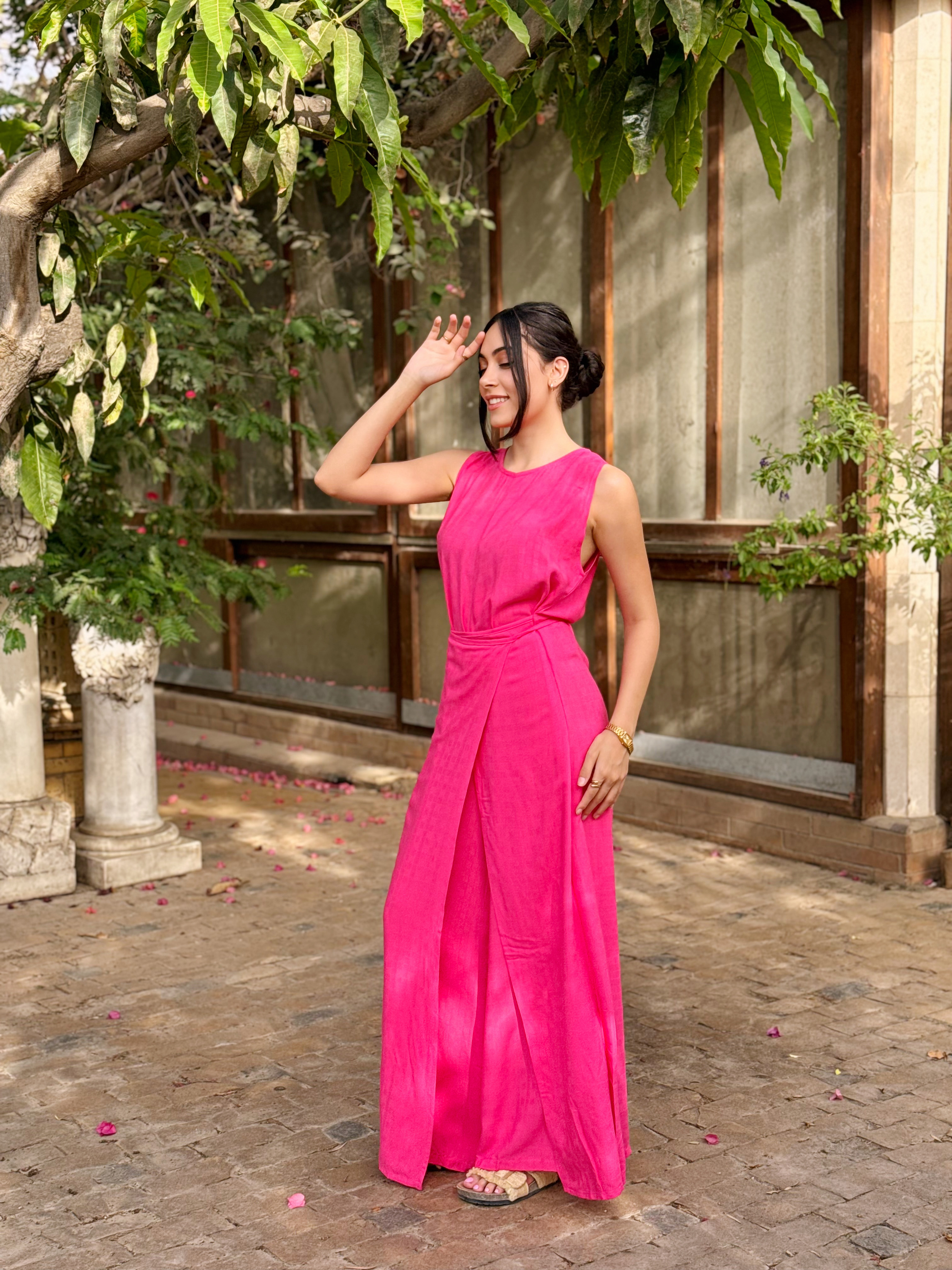<p><strong><span style="color: #6d2e54">Jumpsuit</span></strong></p>