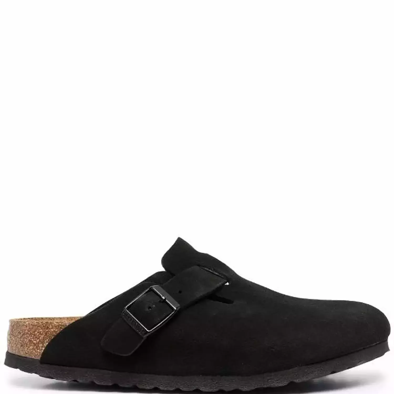 Birkenstock Boston Soft Footbed Suede Black image