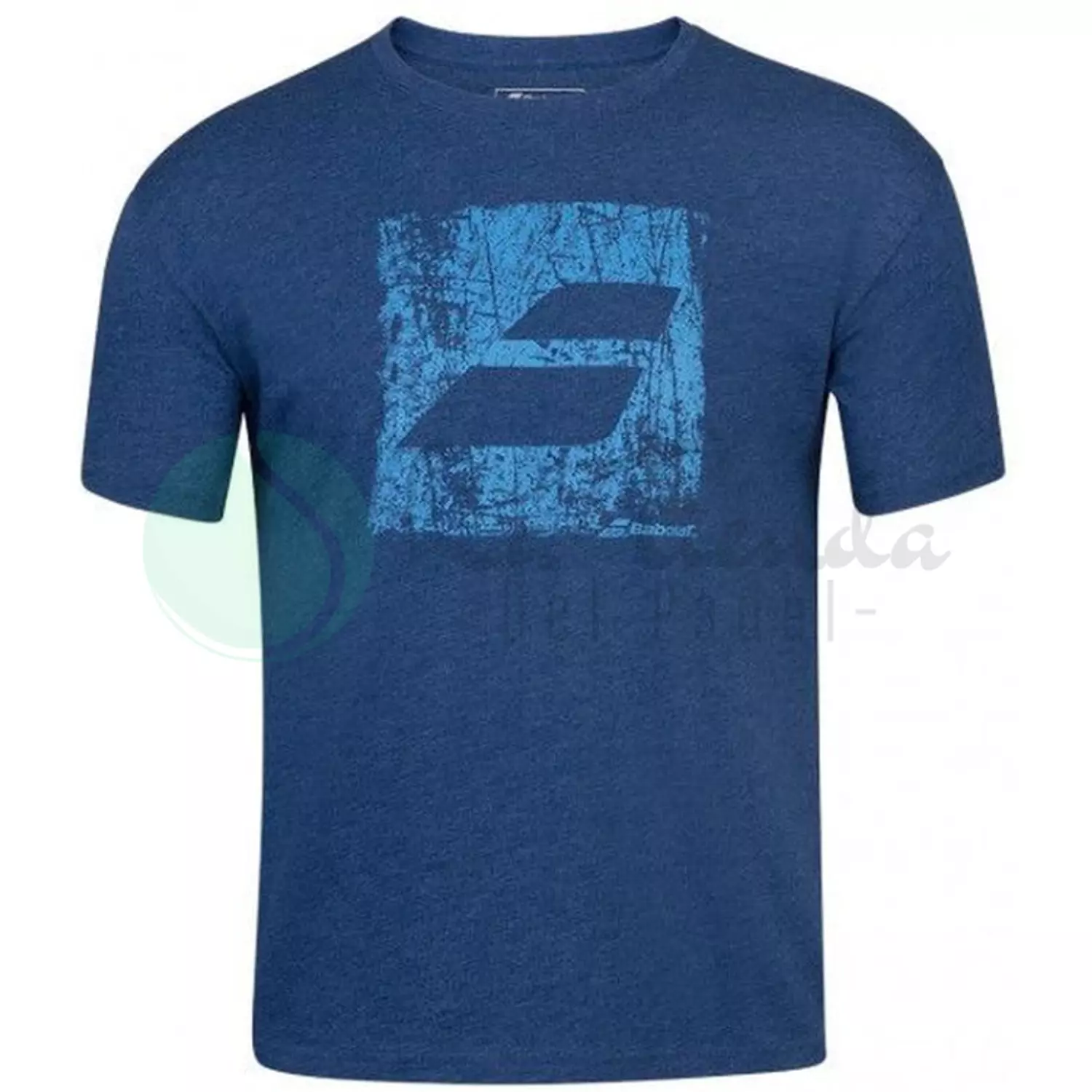 Babolat Exercise Big Flag Tee Men - Blue T-Shirt image