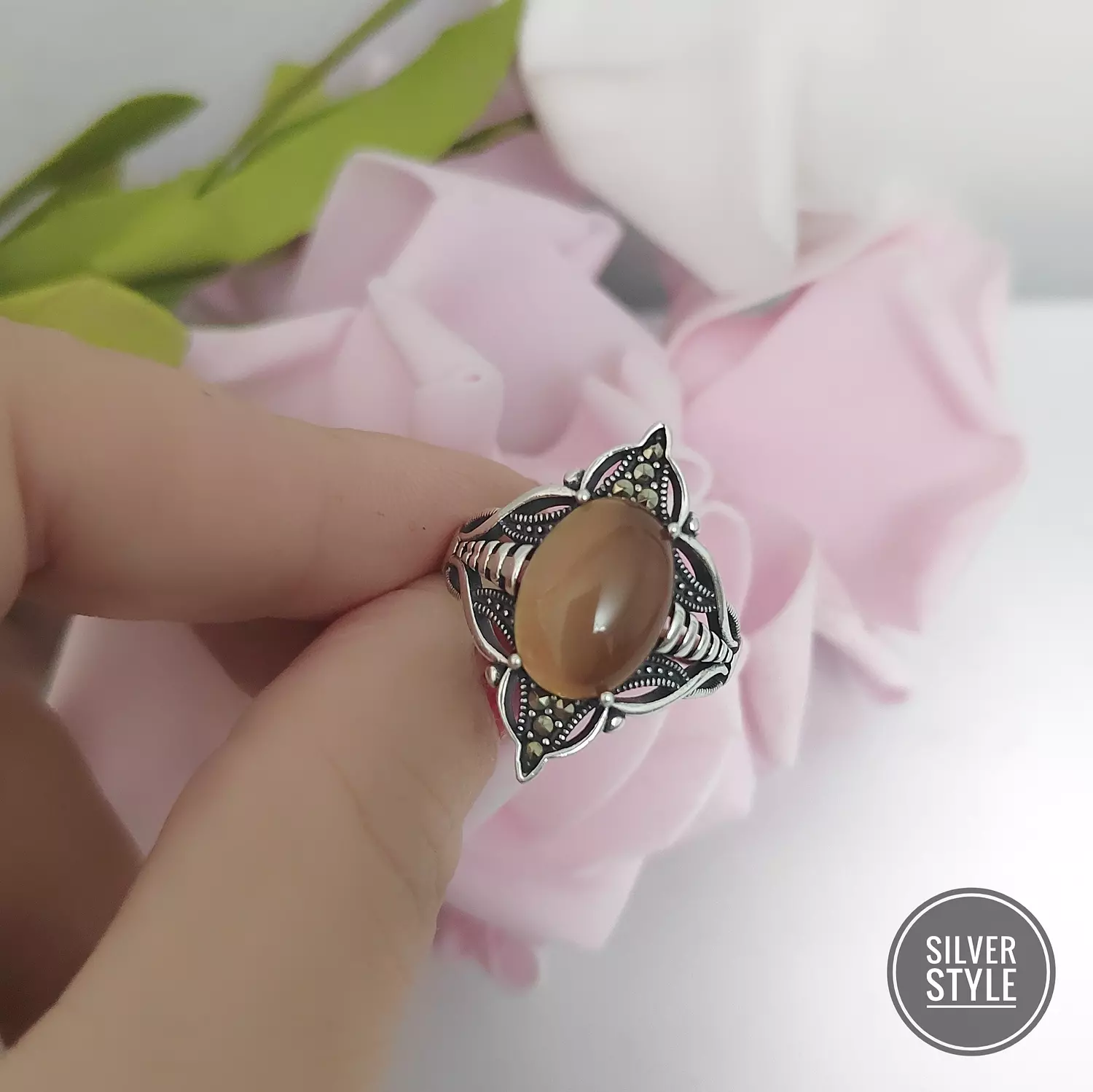 Brown Agate stone image