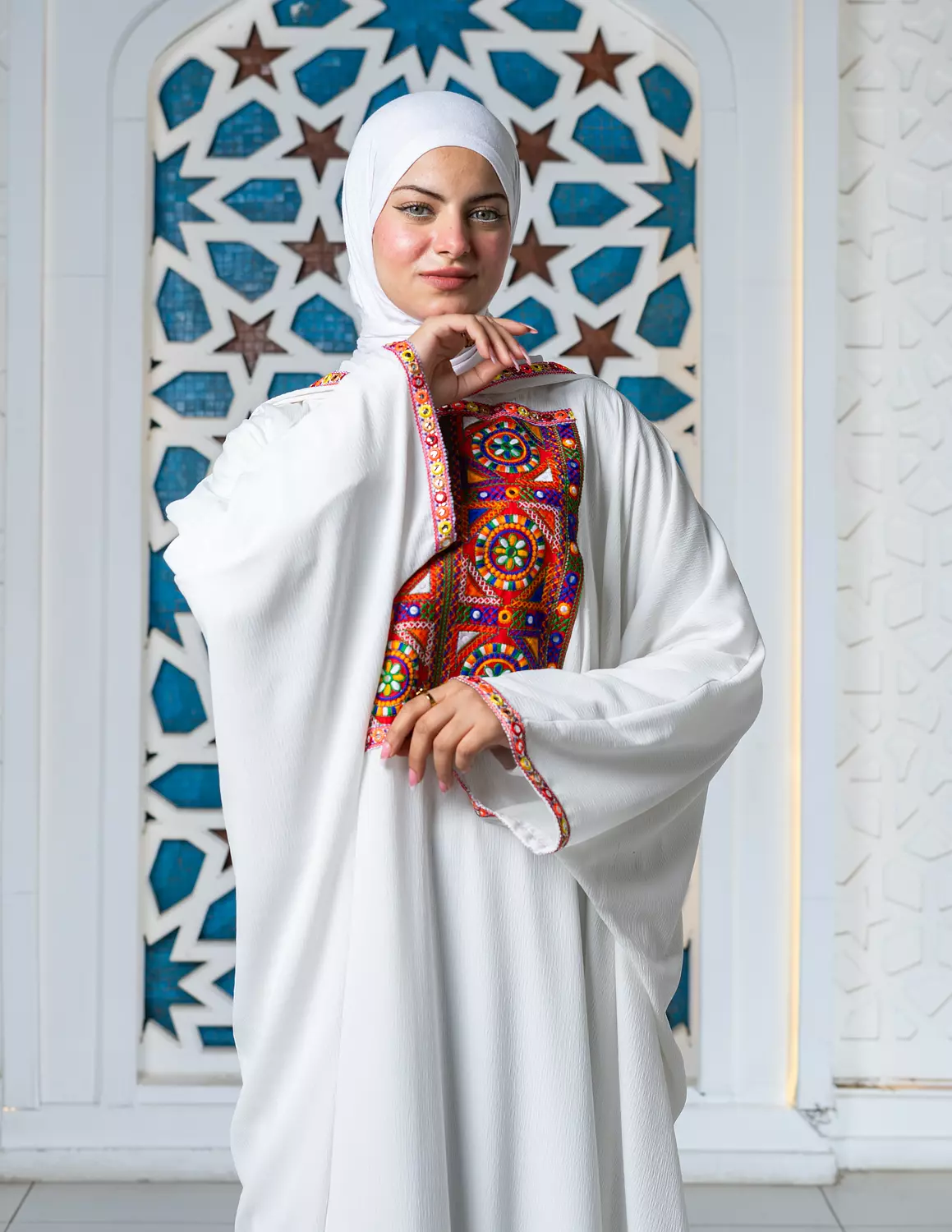 Indian Abaya capicho 2