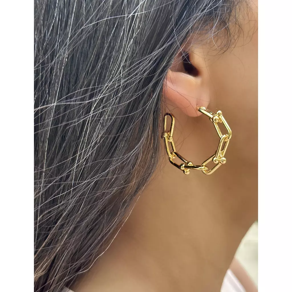 Connected Tiffany earrings 