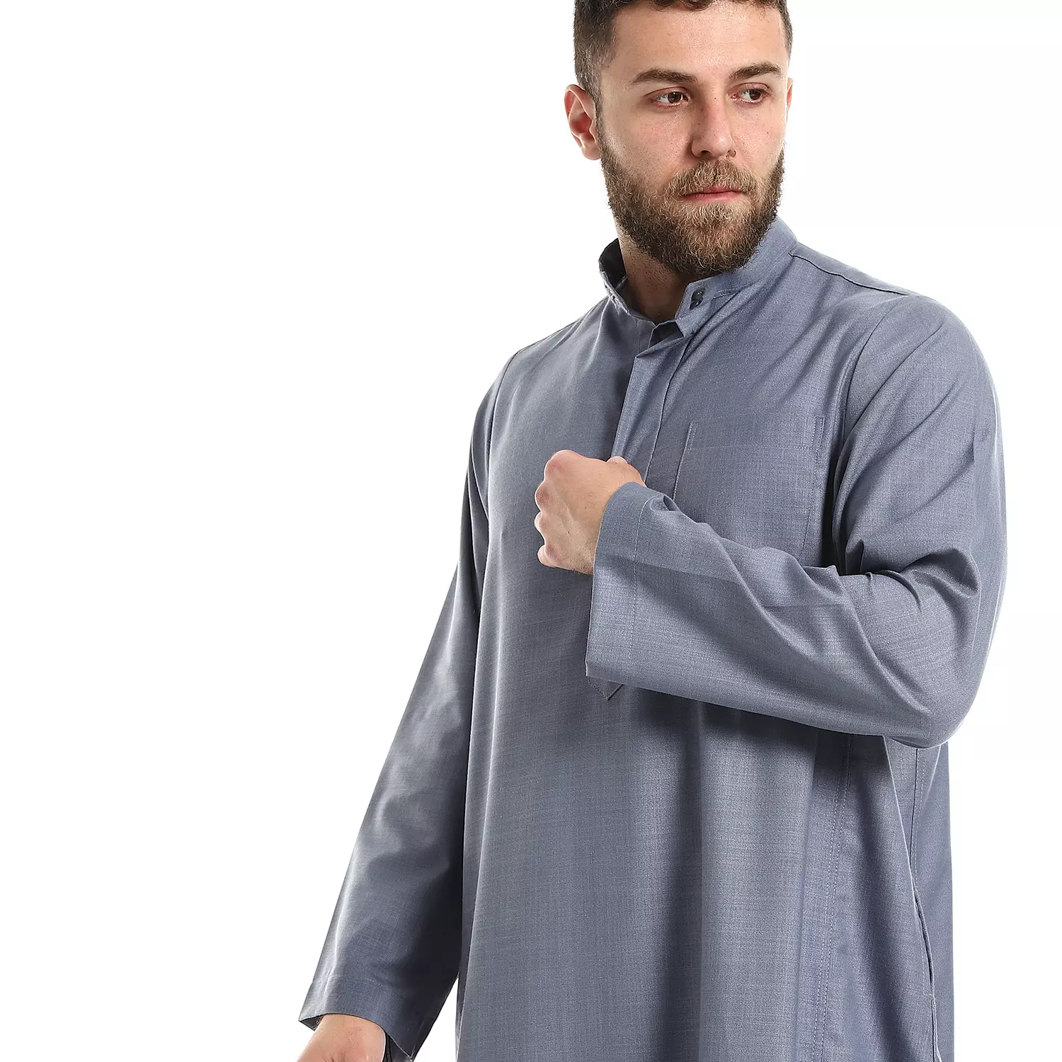 Men Galabeya -2396-Dark Grey 3