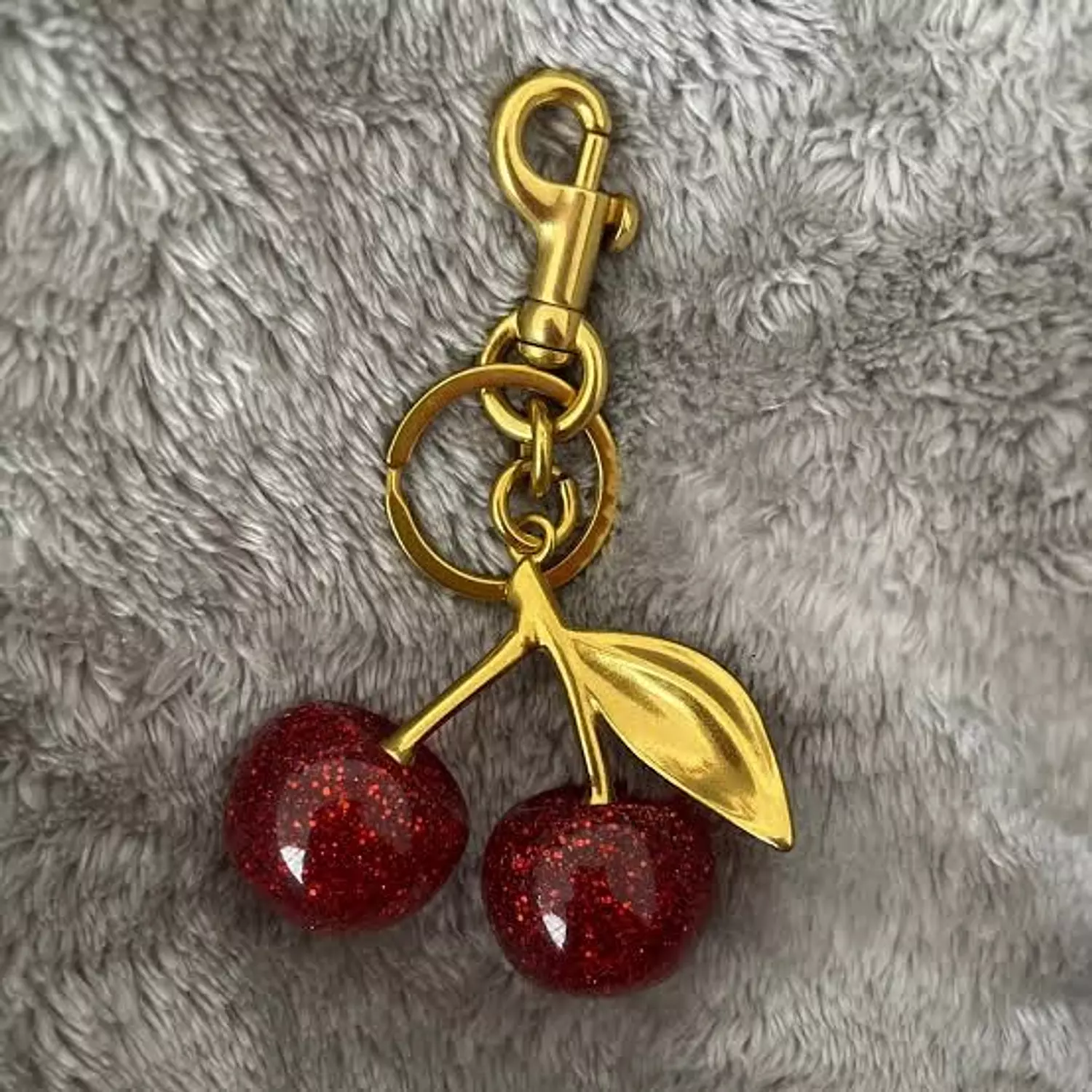 Coach Bag Cherry Charm 1