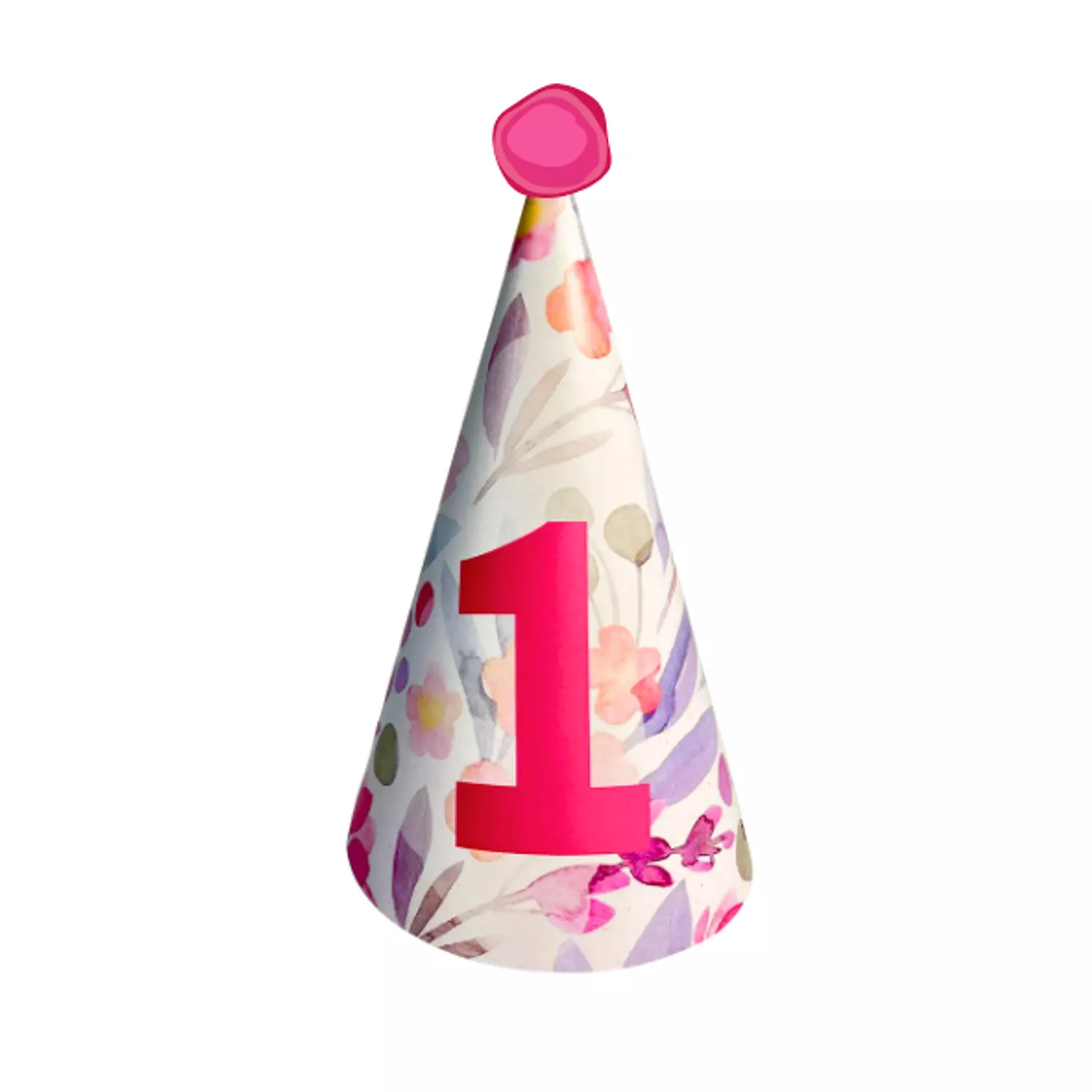 1st Birthday Flowers Hat image
