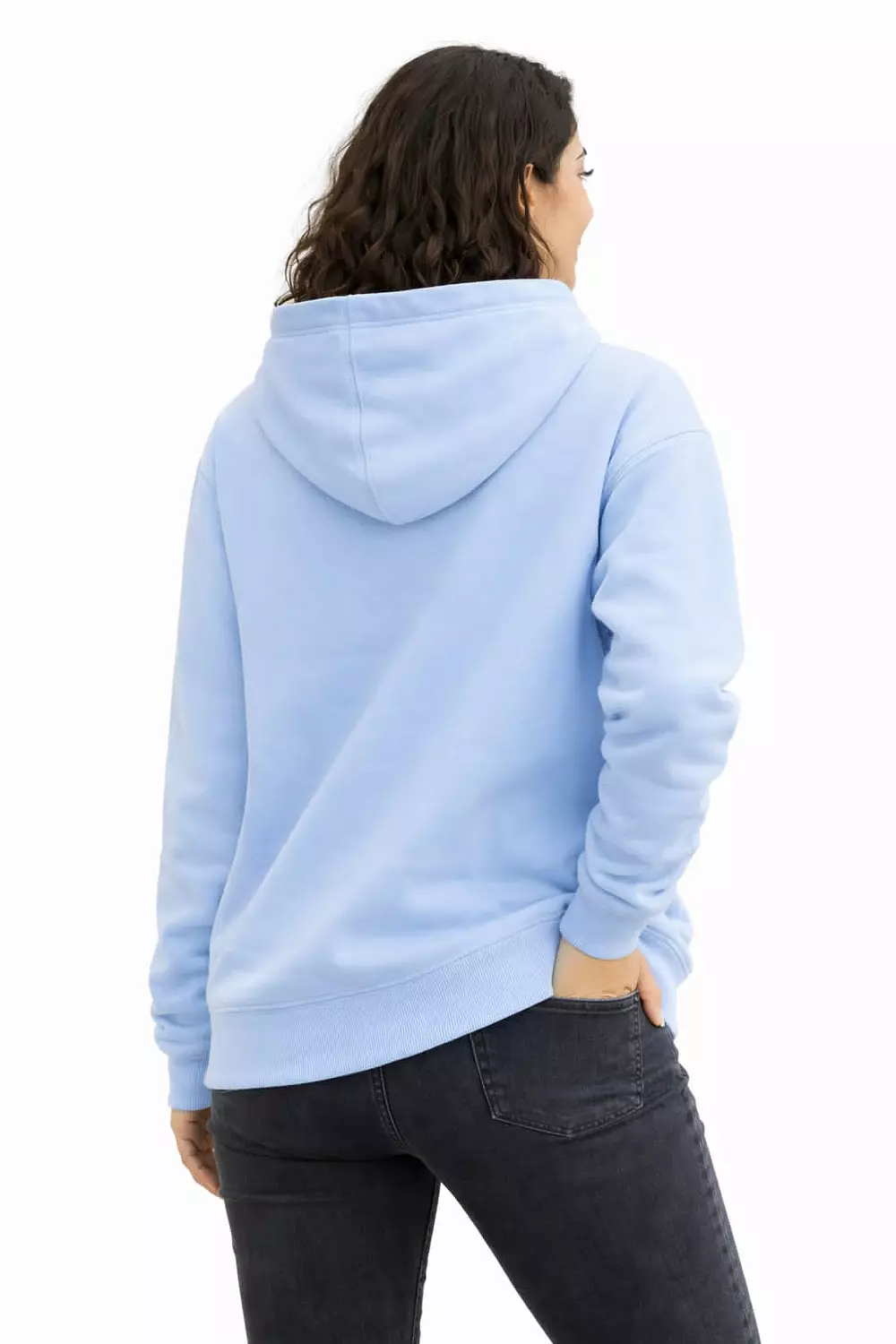 Woman Hoodie _ Light Blue 2