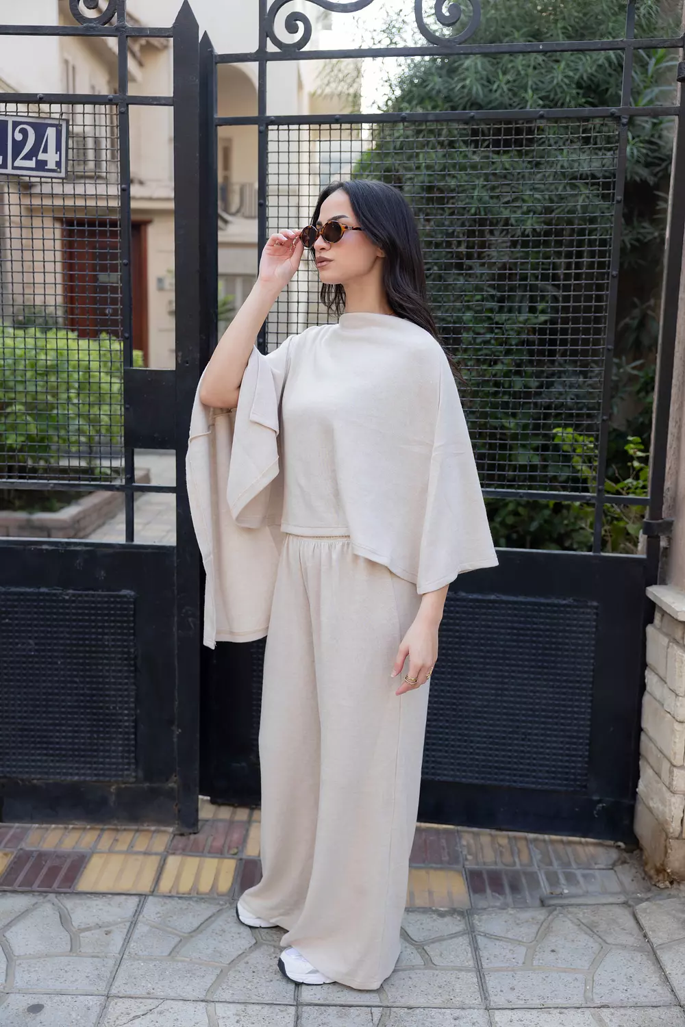 Knit Shawl Collar Set 2