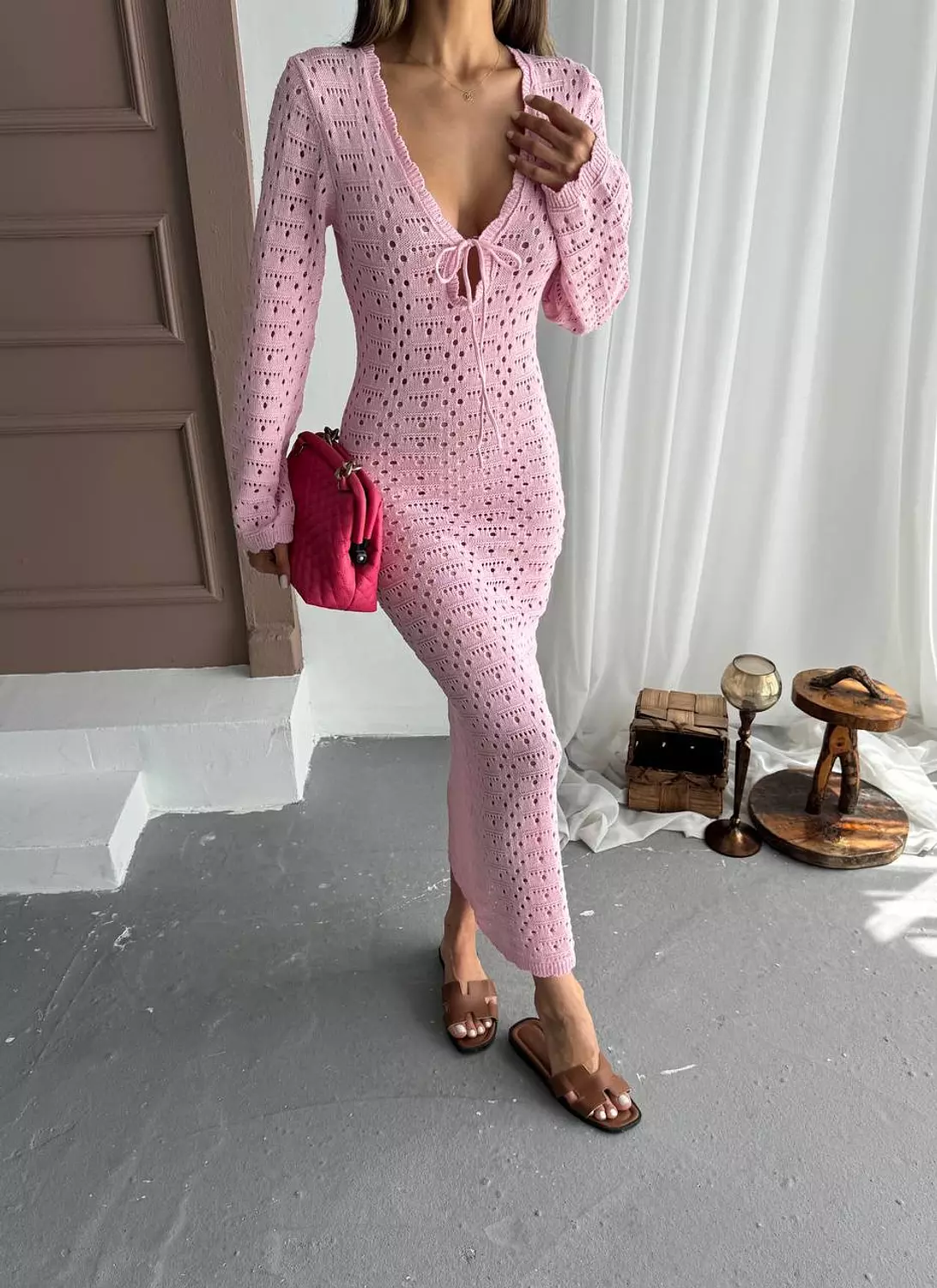 Pink Triko Beach Dress image