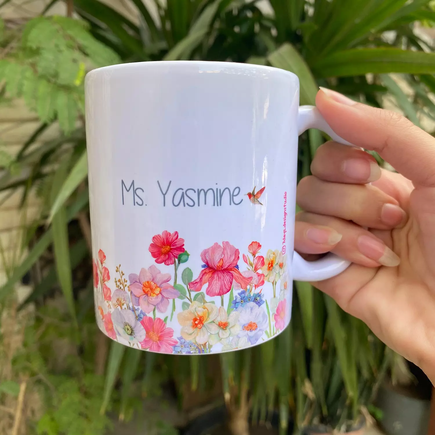 Blue Flowers Mug 1