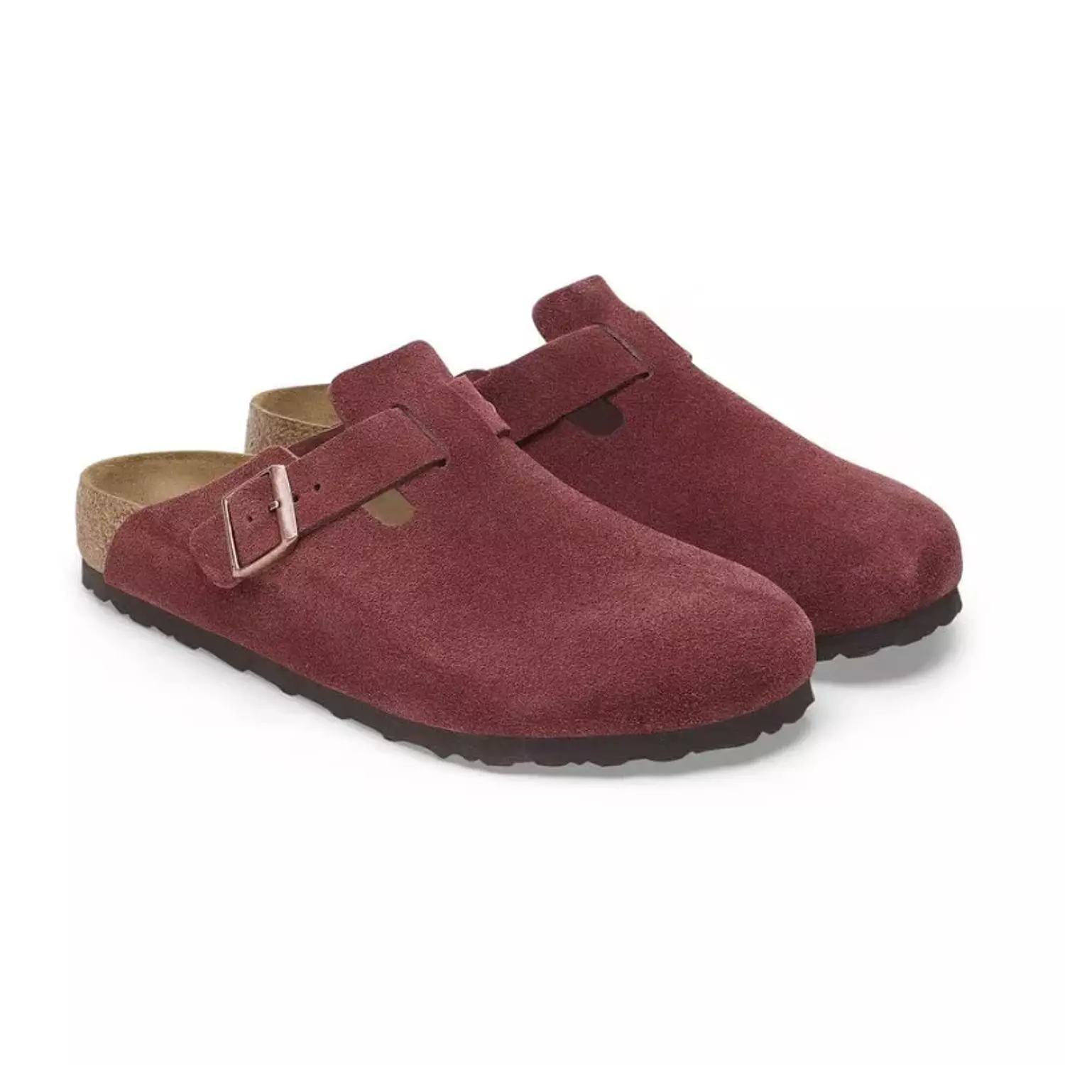 Birkenstock Boston Burgundy – Suede Leather Zinfandel 2