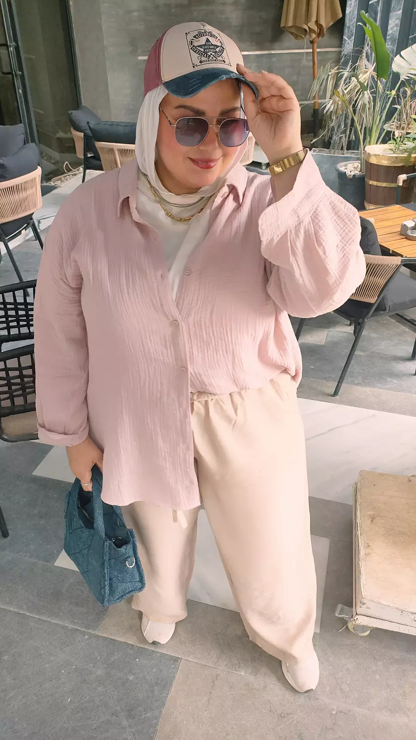 Essential linen pants ( in beige ) hover image