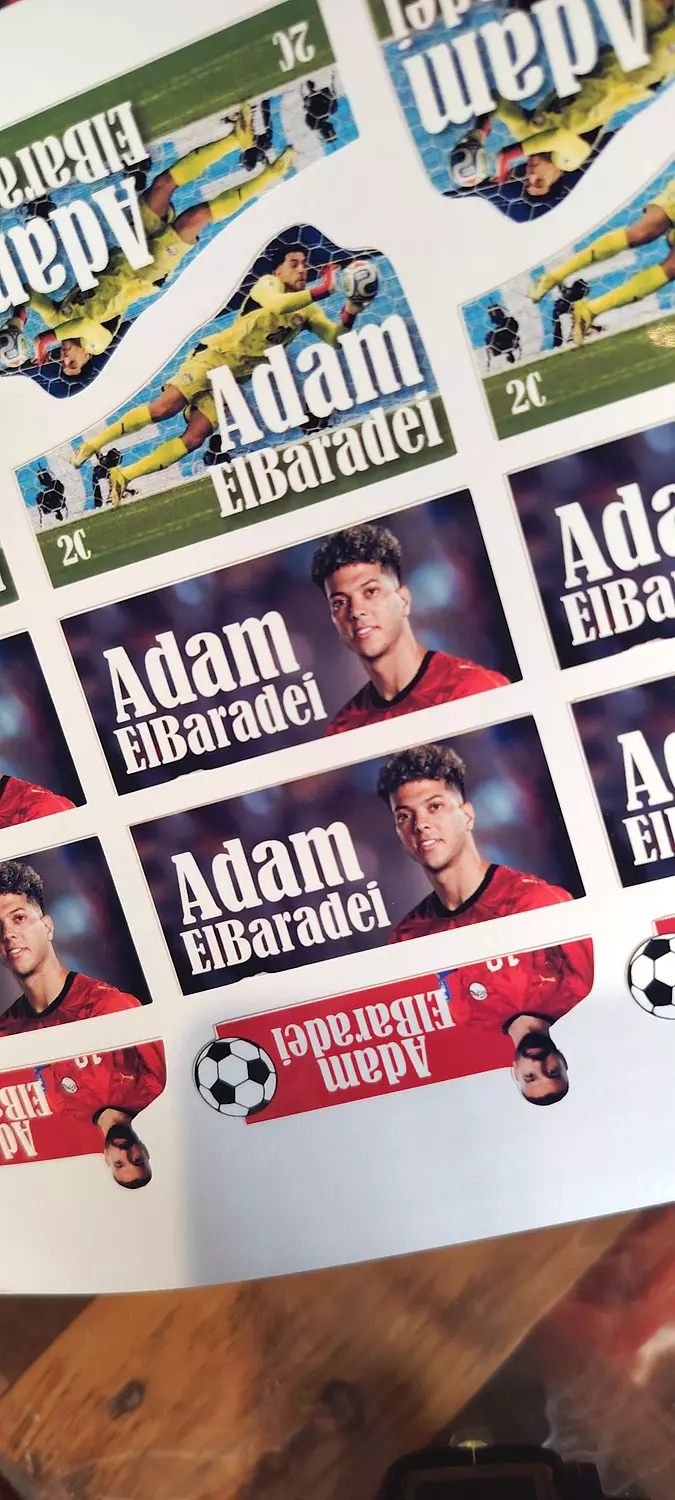  Egypt National Team School Labels Stickies 3