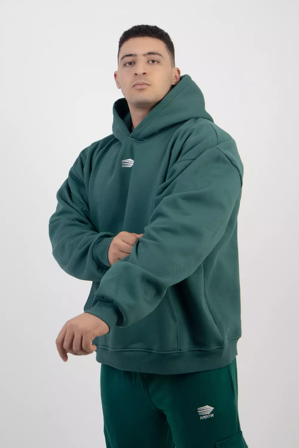 oversized Hoodie Green 1
