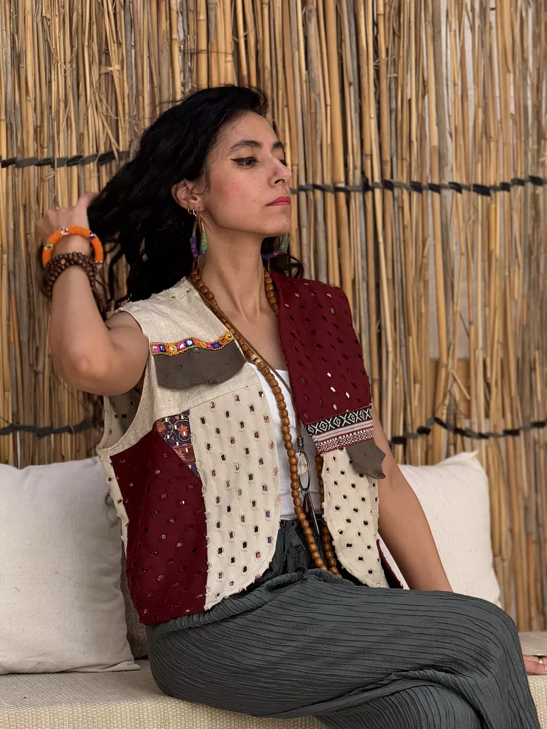 Polka dots vest 3