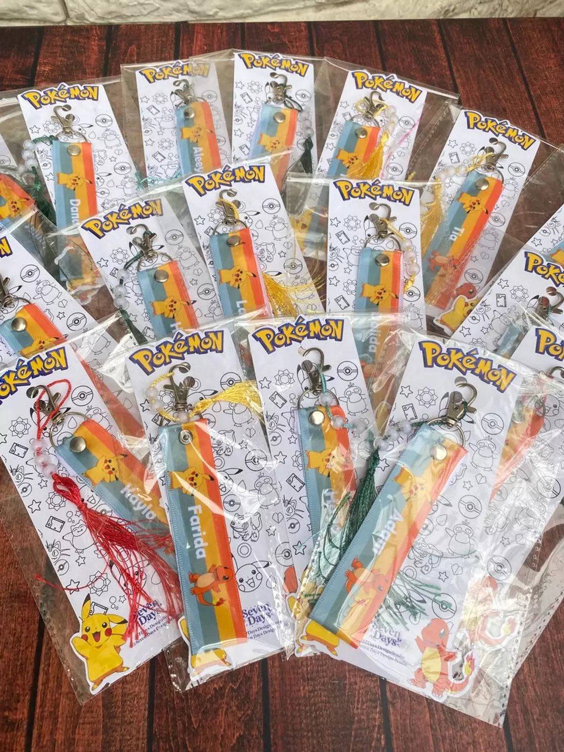 Pokemon 1 Satin Keychain   2