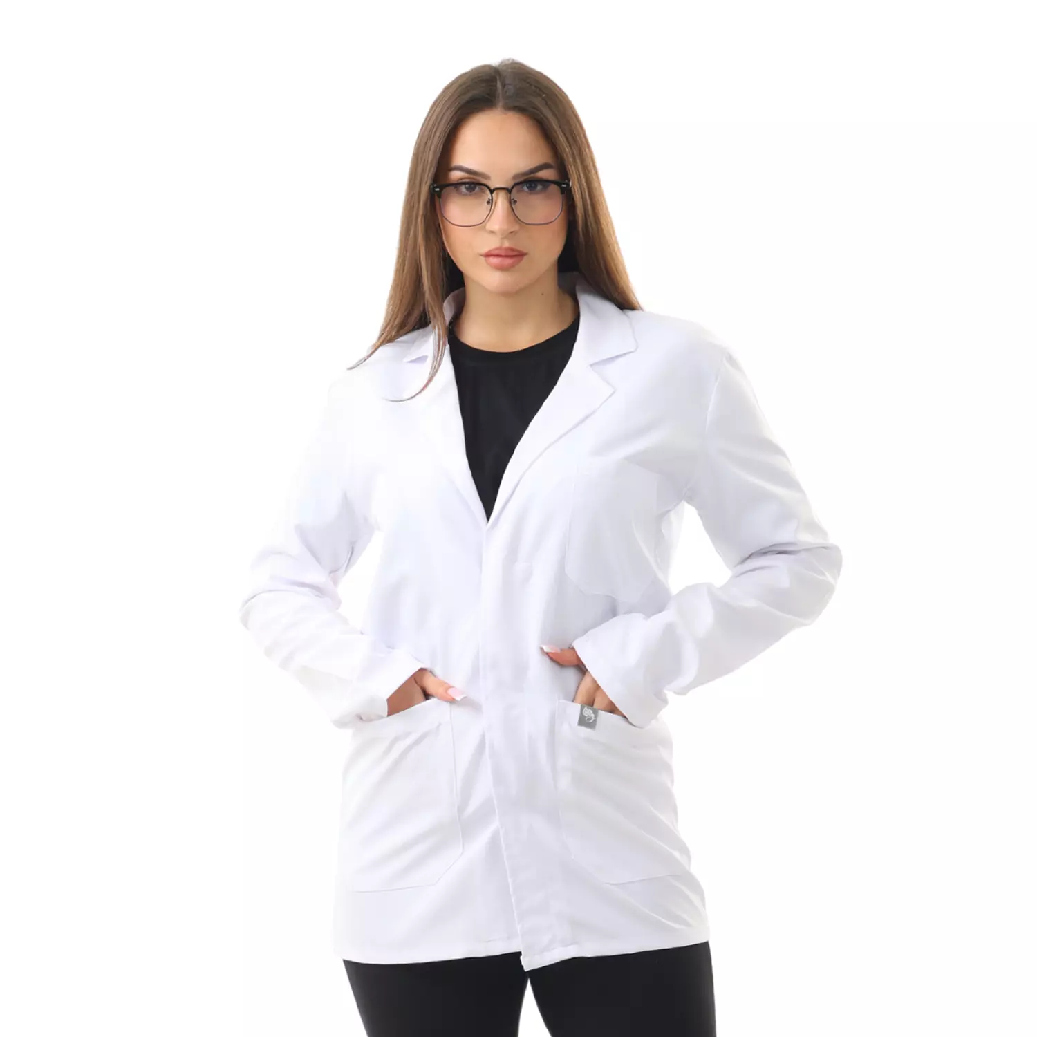 White Prime Lab Coat Short 5