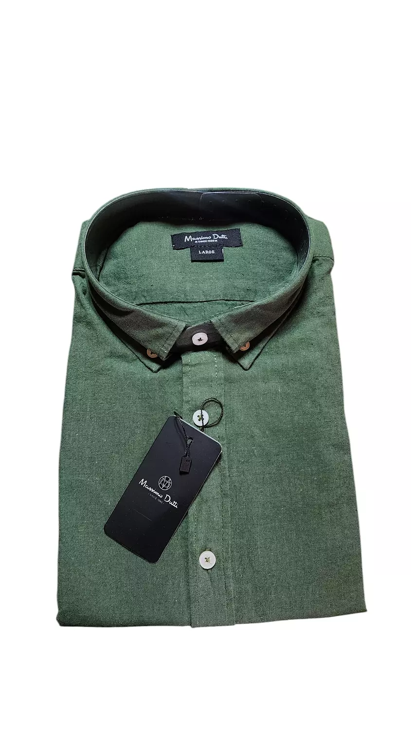 Massimo Dutti linen olive 2
