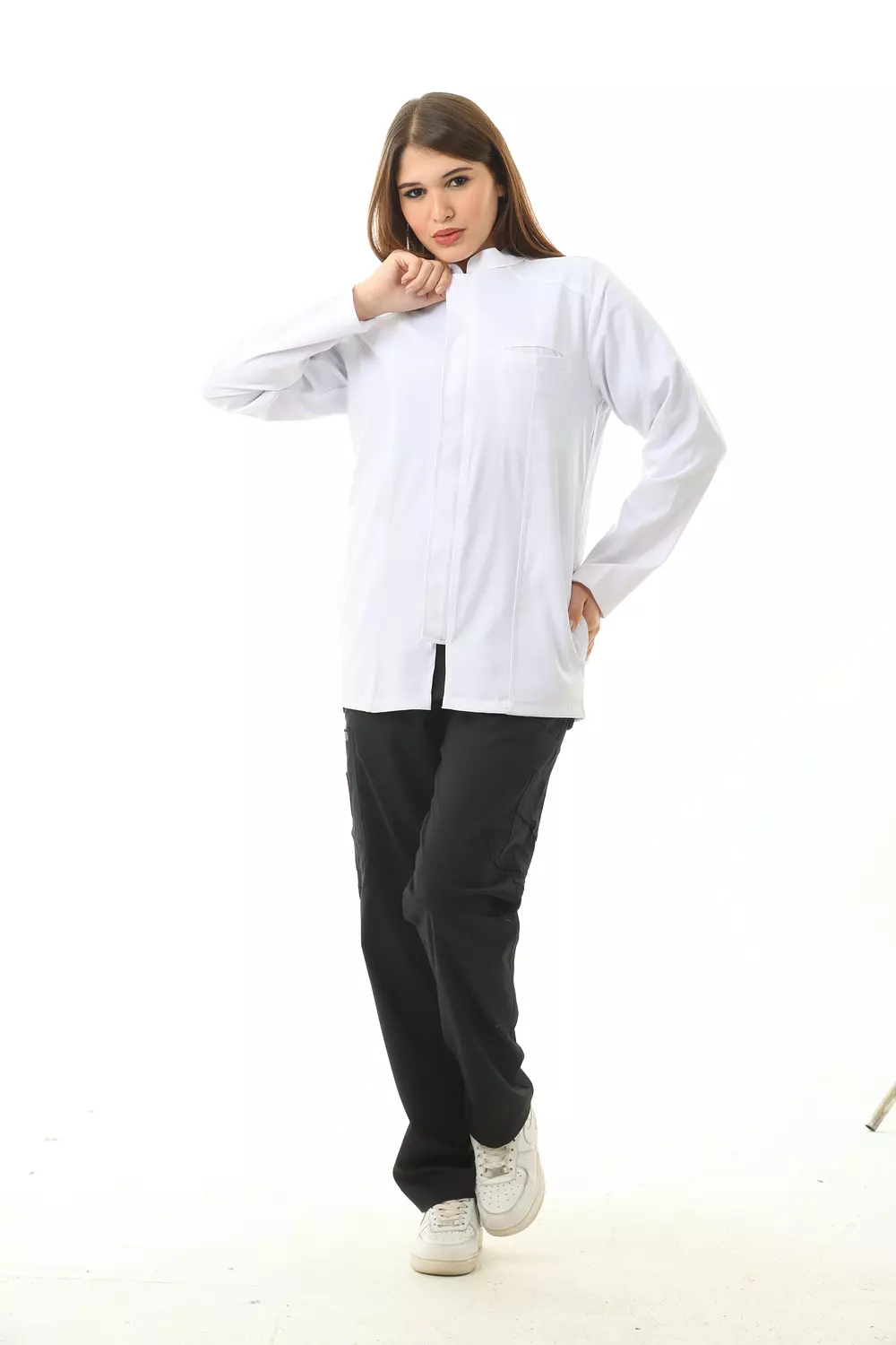 White Imperial Lab Coat 8