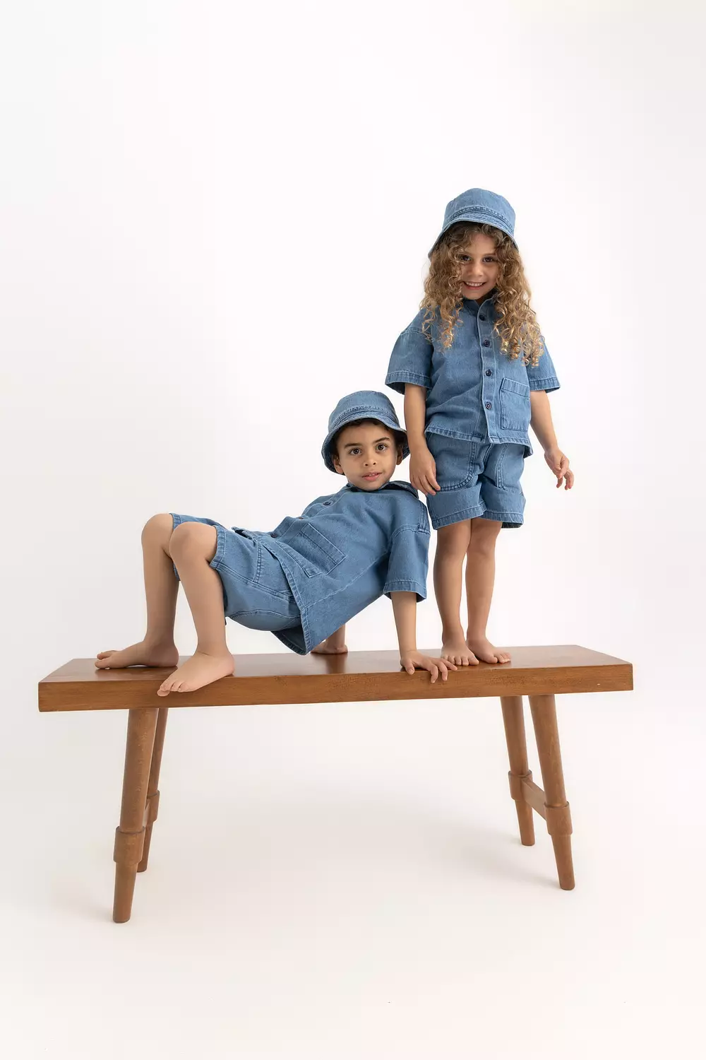 The Kiko Denim Kids Half-Sleeve Shirt 3