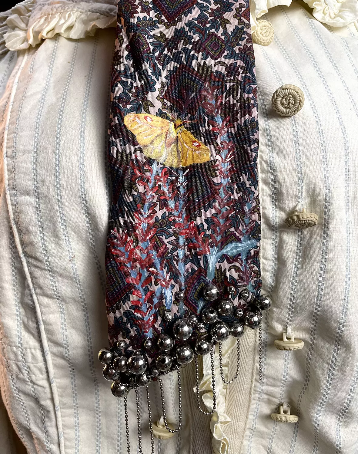 “Yellow butterfly “ cravat  2
