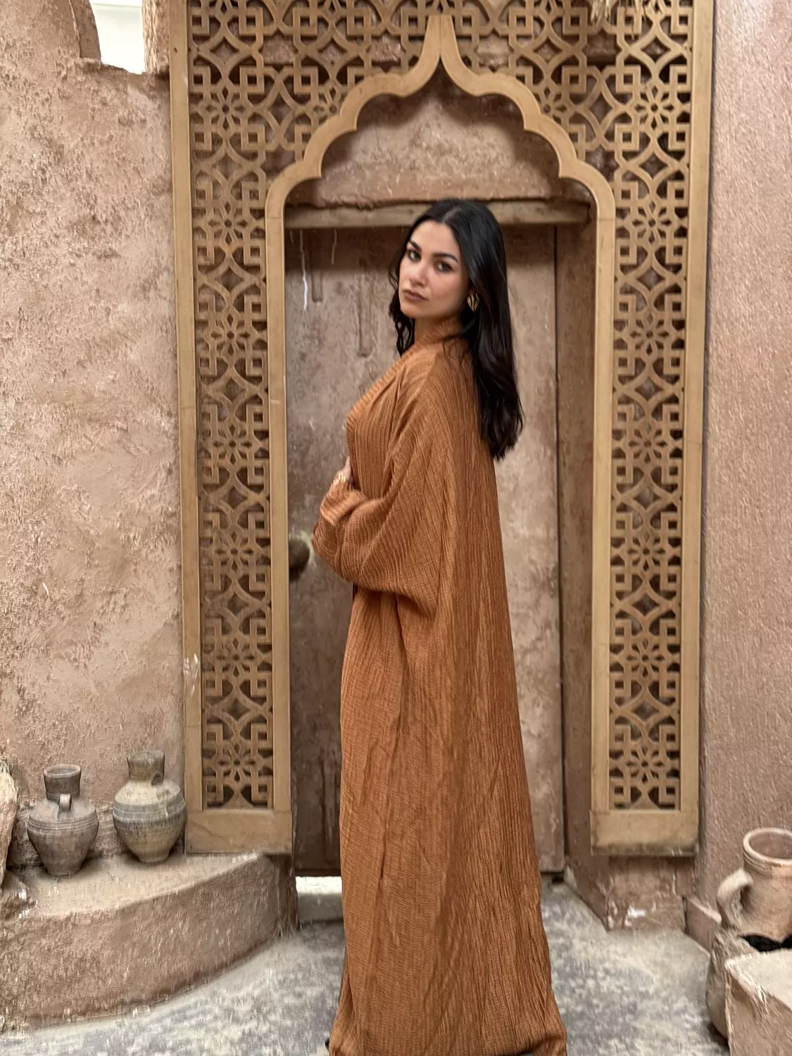 Corchet Plain Kaftan 7