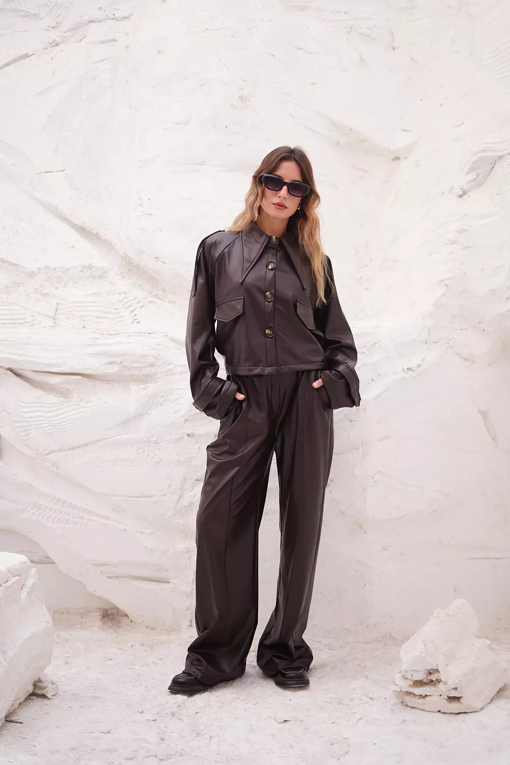 The leather pants  1