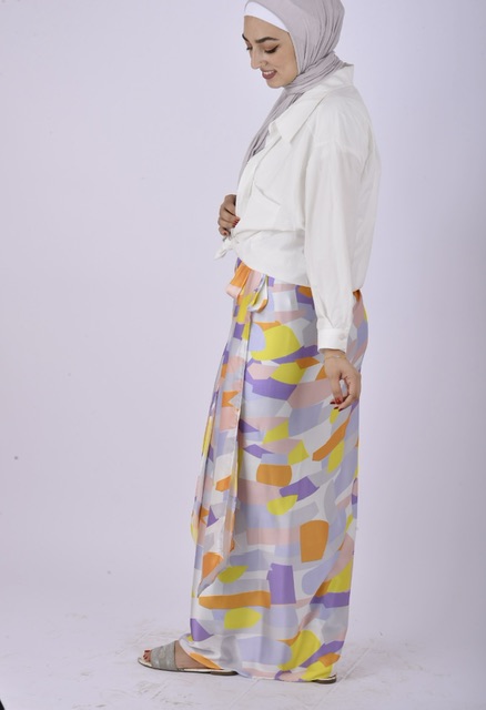 Saffron wrap skirt 2