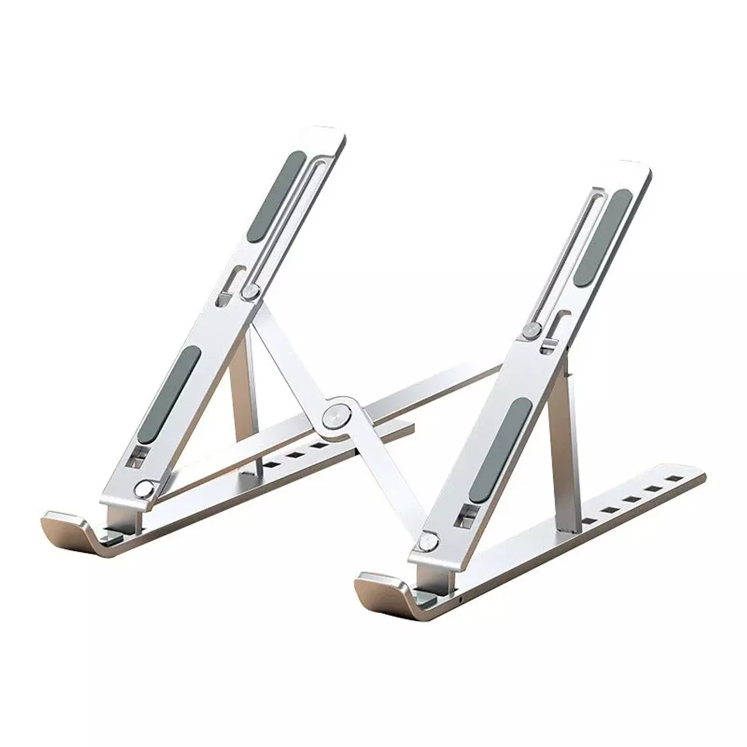 Creative Foldable Laptop Stand with 6-Level Lift Gray hover image