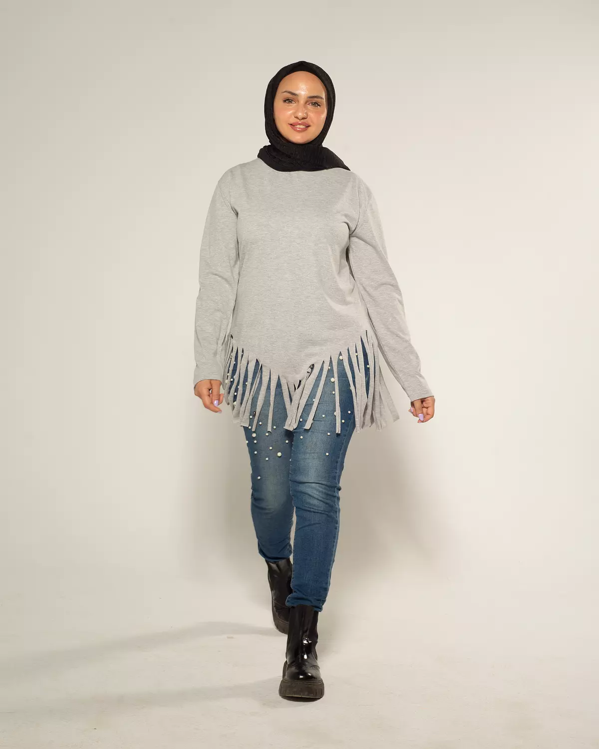 Twist mood top (grey) image