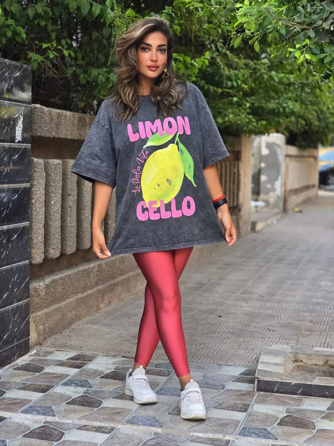 Rose Gül Metallic legging  image