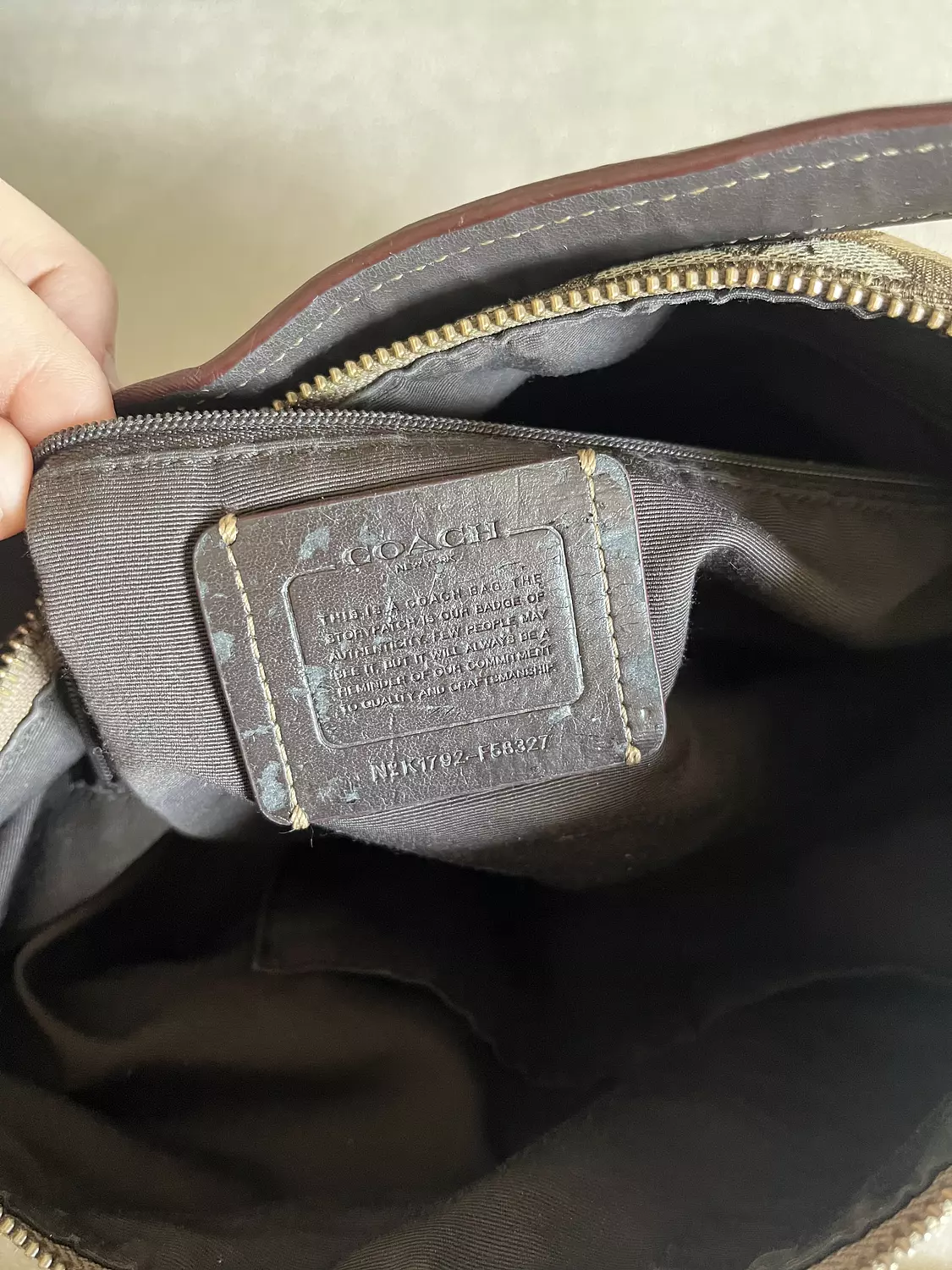 Authentic coach vintage monogram bag 5