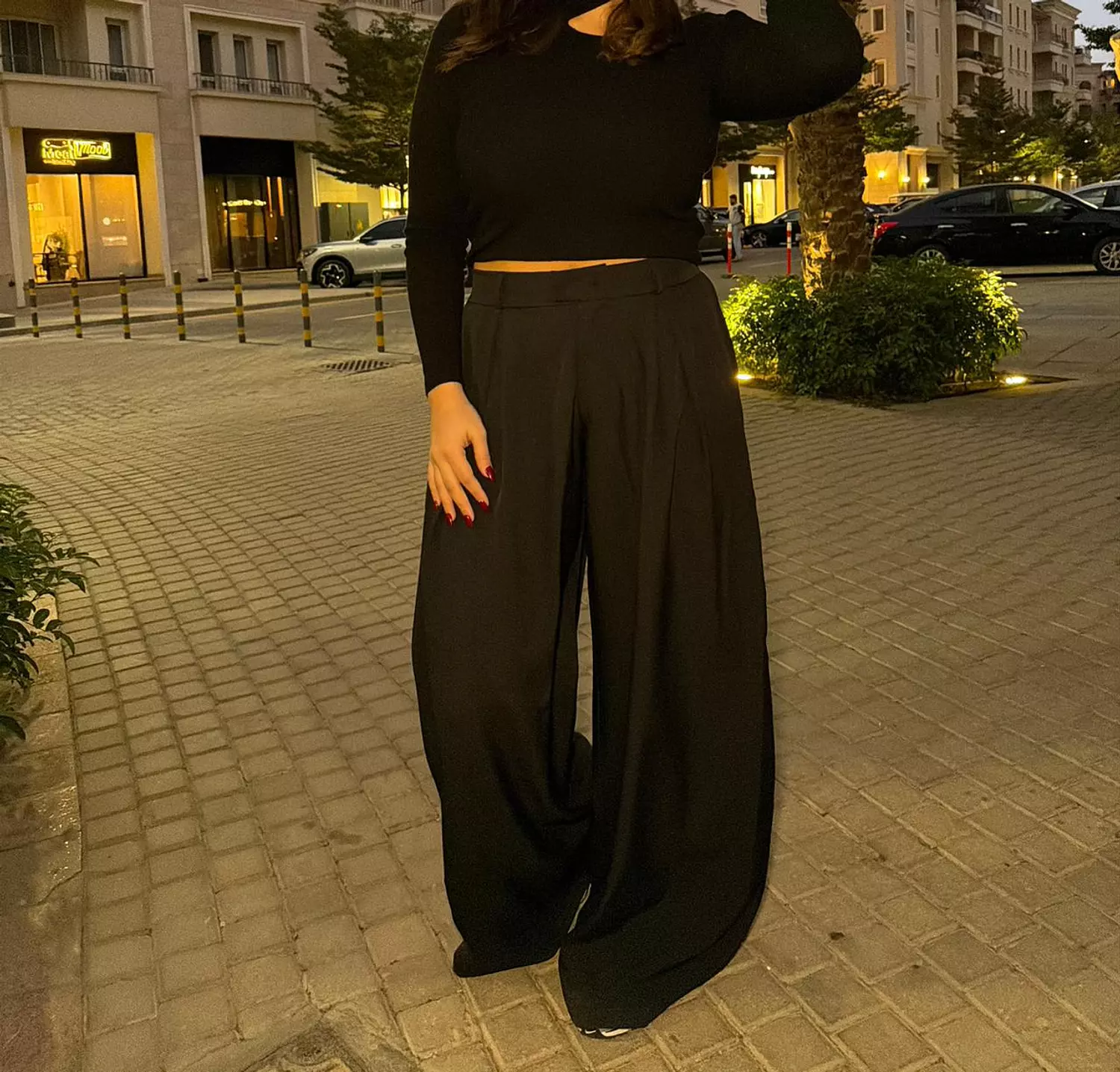 Black twisted pants 3