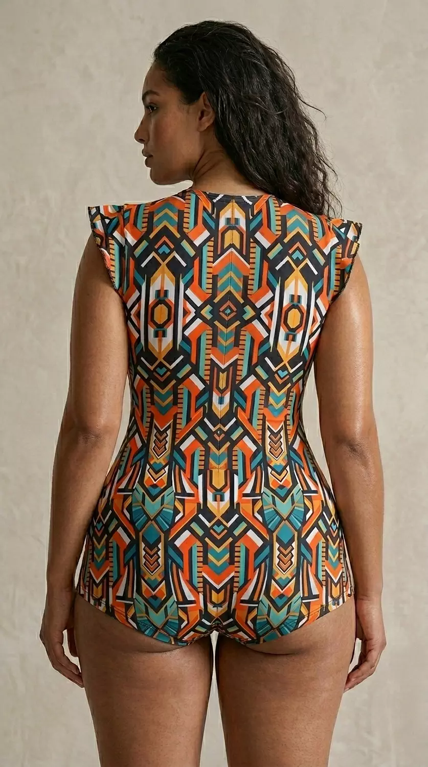 Cipher ruffled Sleeve Guard 3