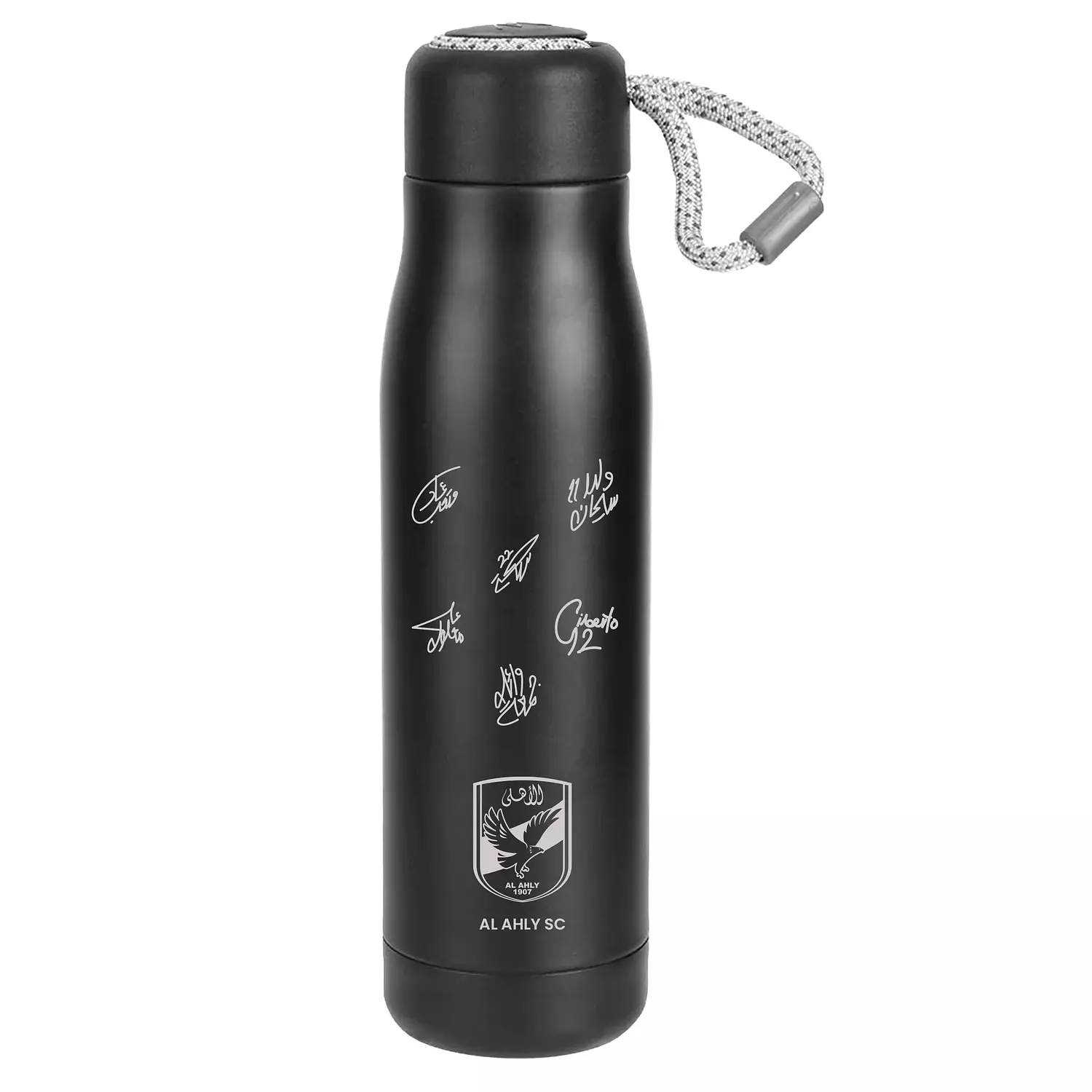 زجاجة محفورة بتوقيعات اساطير الأهلي image