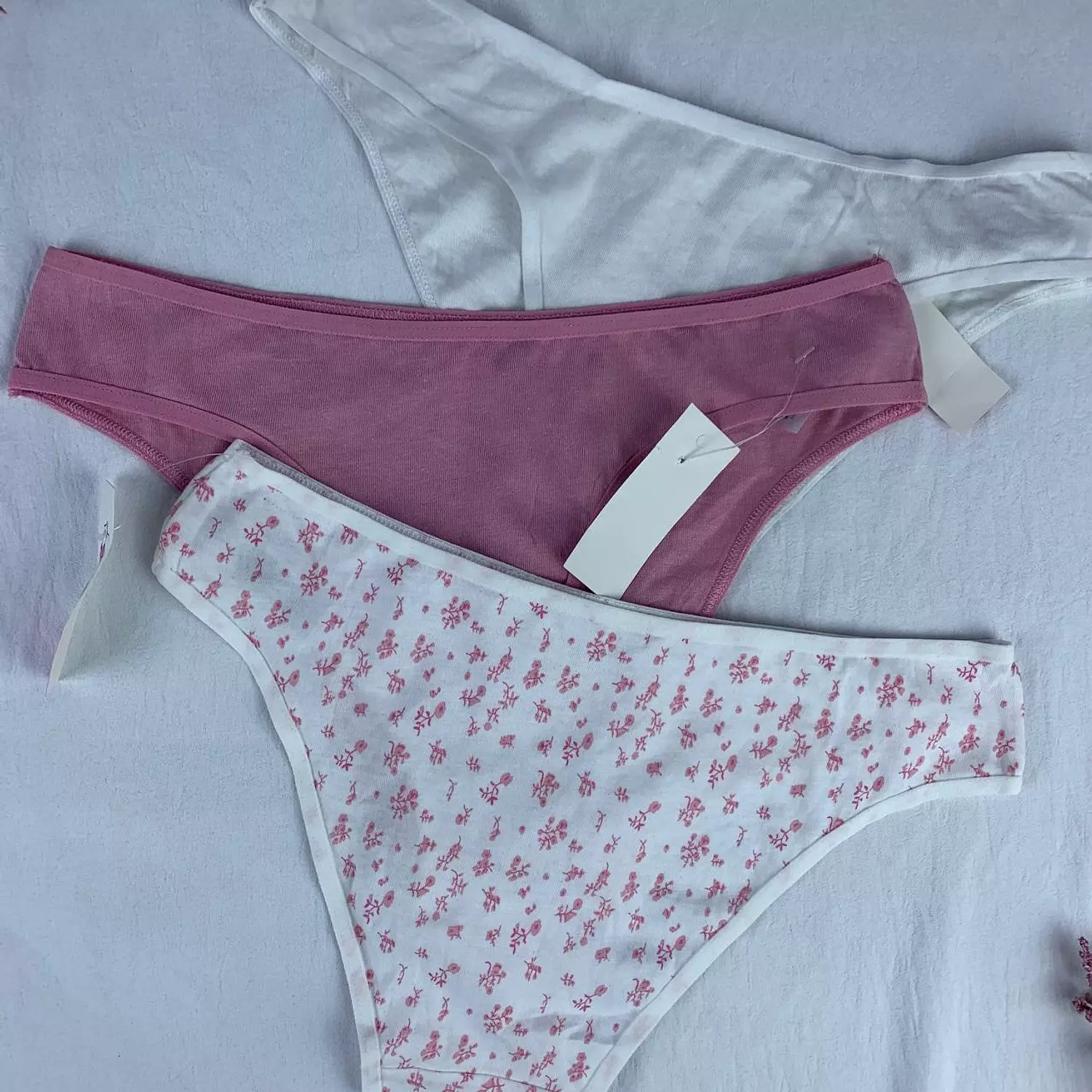 3 pieces cotton panty set from primark hover image