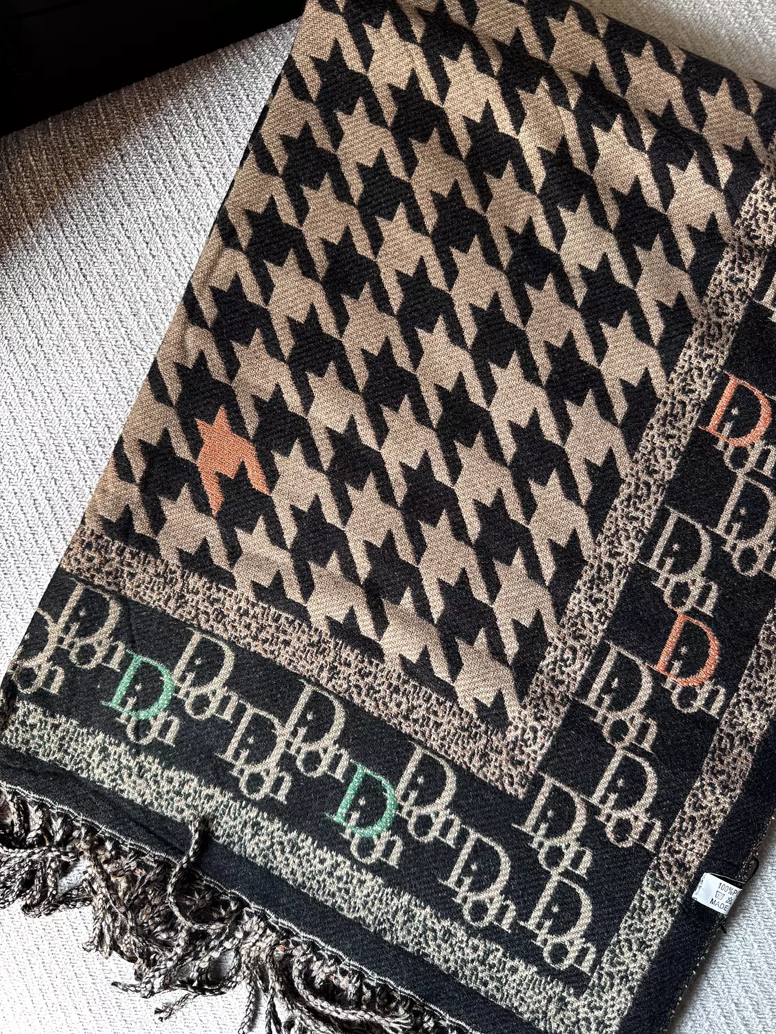 Black DIOR Shawl 2