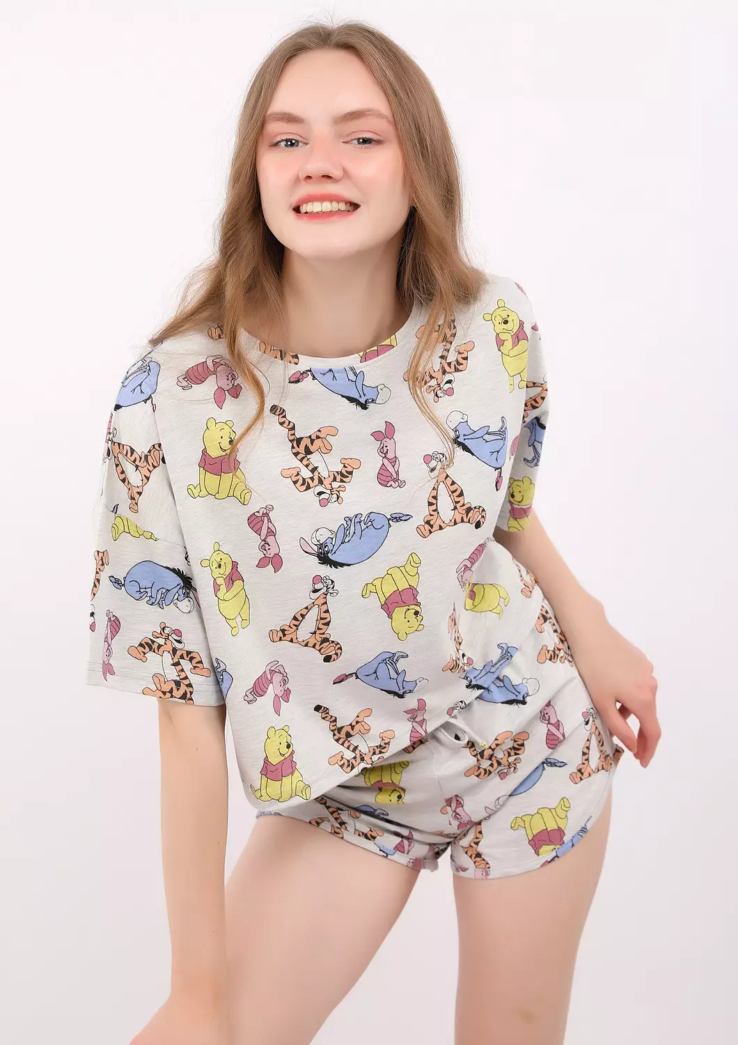 Winnie The Pooh Short Pajama Set 1