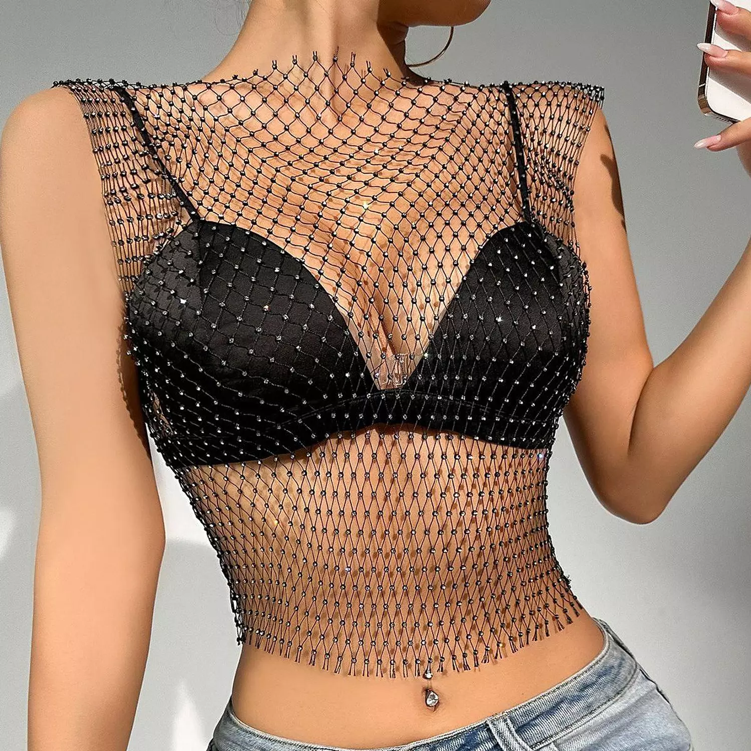 Sexy mesh top 1