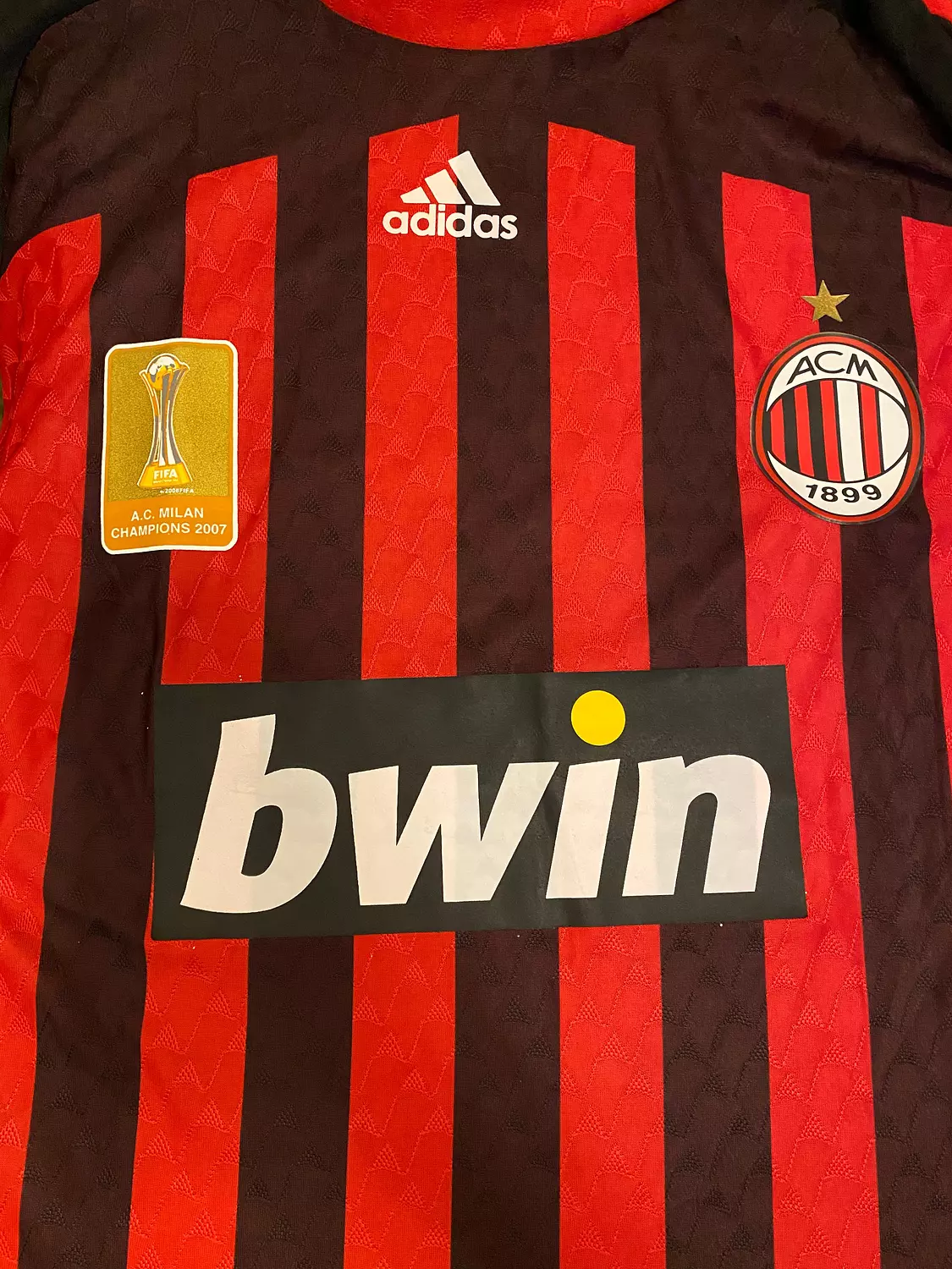AC Milan 2007/08 Home Shirt 3
