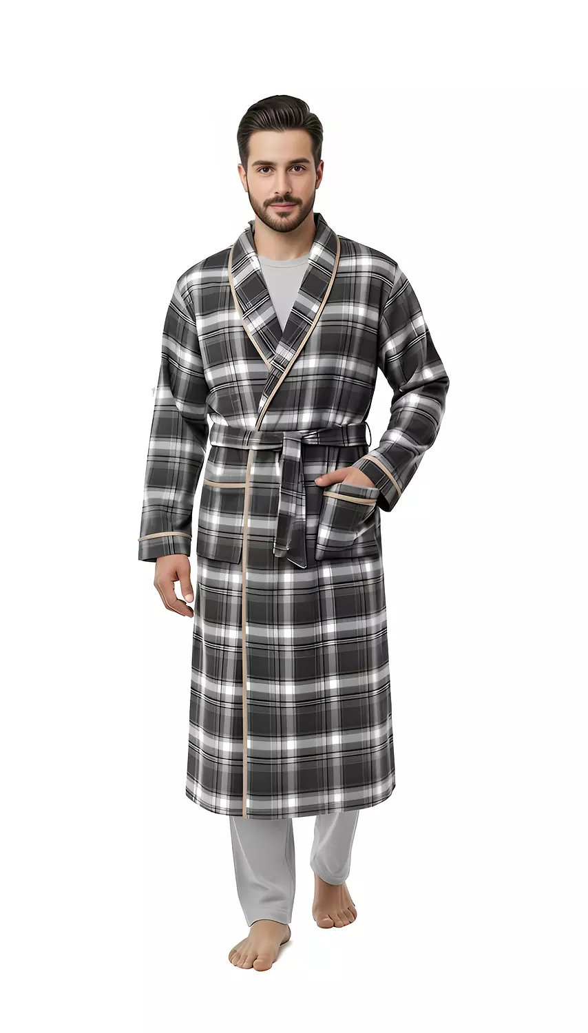 روب كاروه - رمادي - 2714  image